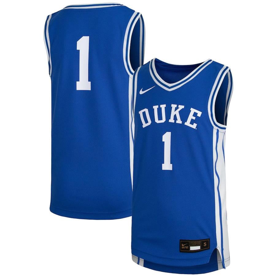 Duke Blue Devil Team Royal #1 NCAA Jersey Youth