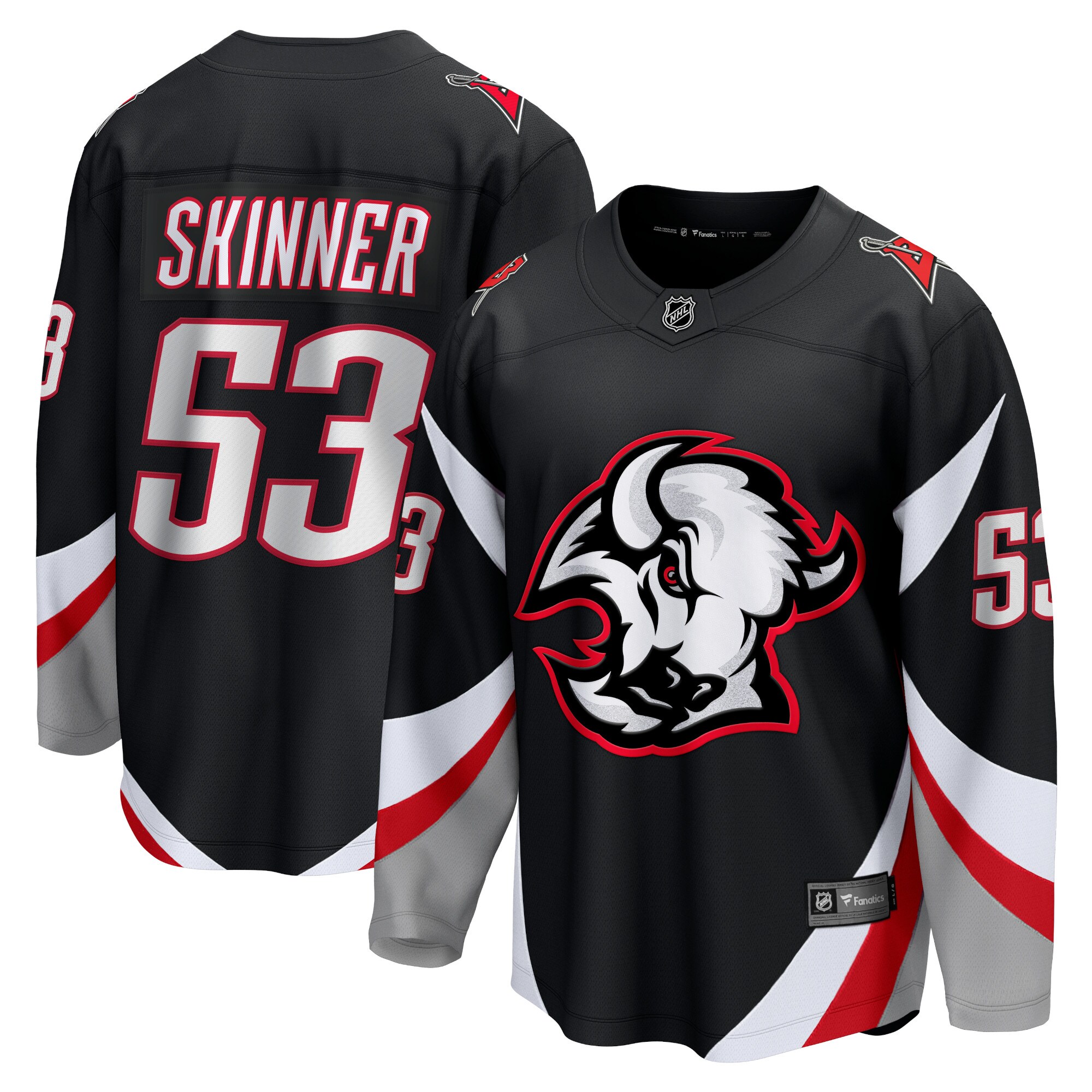 Buffalo Sabres Jeff Skinner Black Alternate Premier Breakaway Player NHL Jersey Men's