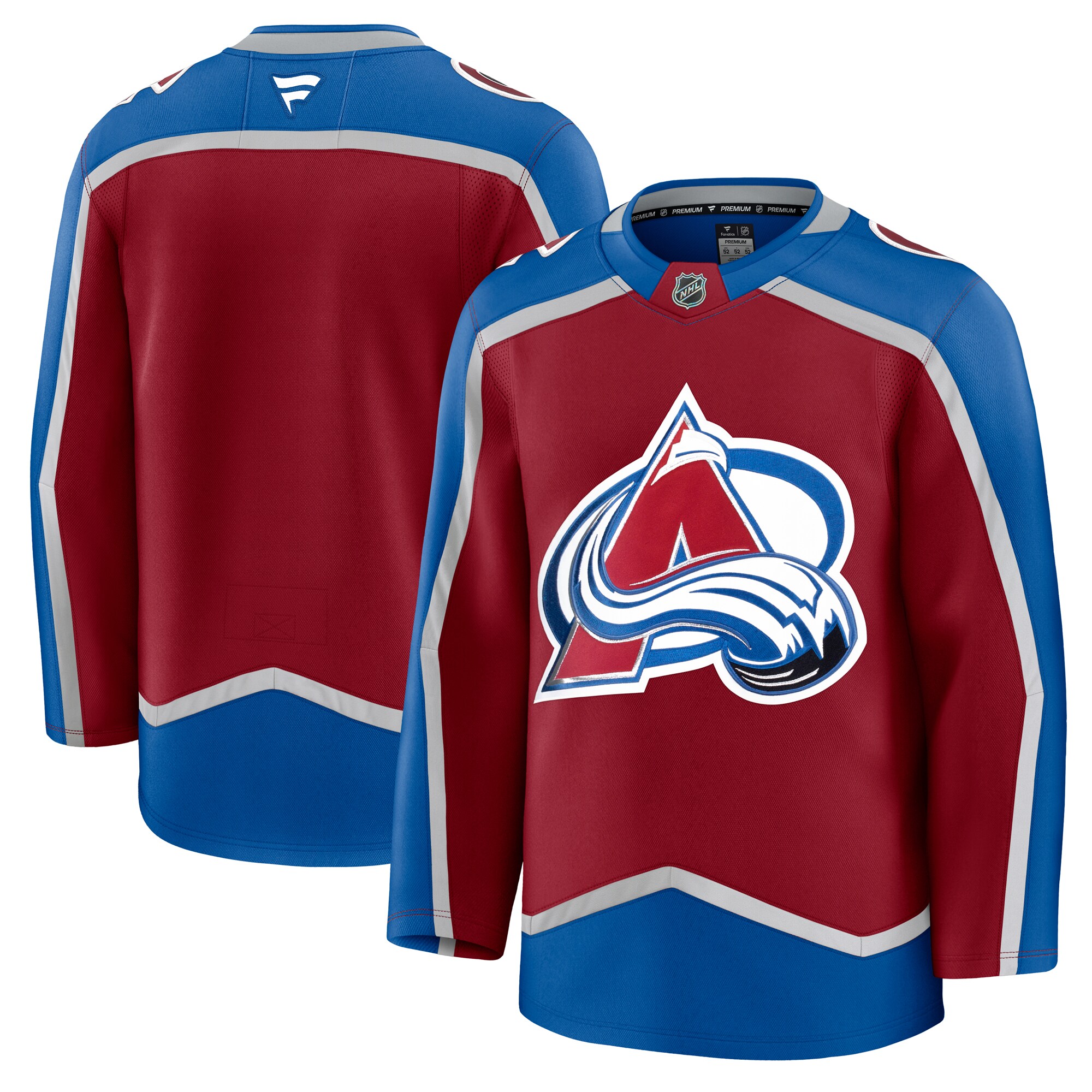 Colorado Avalanche Burgundy Home Premium NHL Jersey Men's