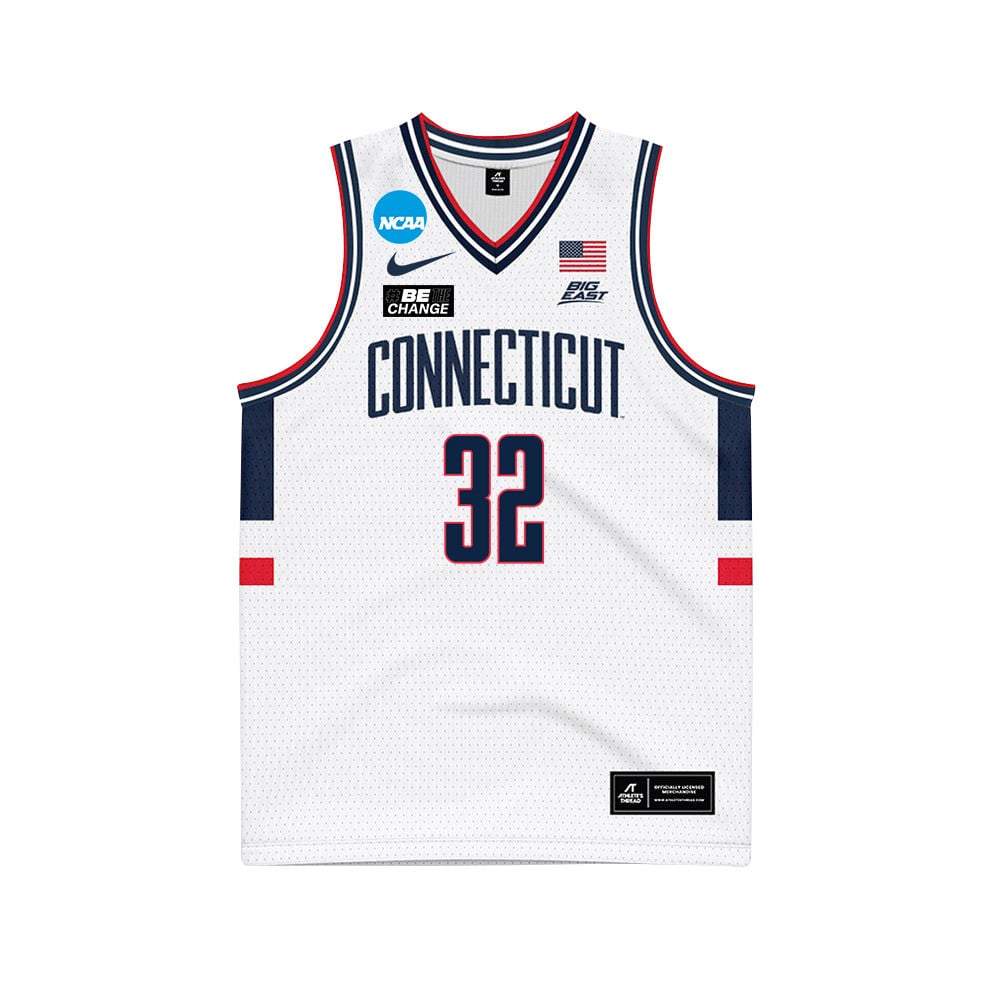 Donovan Clingan 32 UConn Huskies 2024 White Unisex NCAA Jersey Unisex