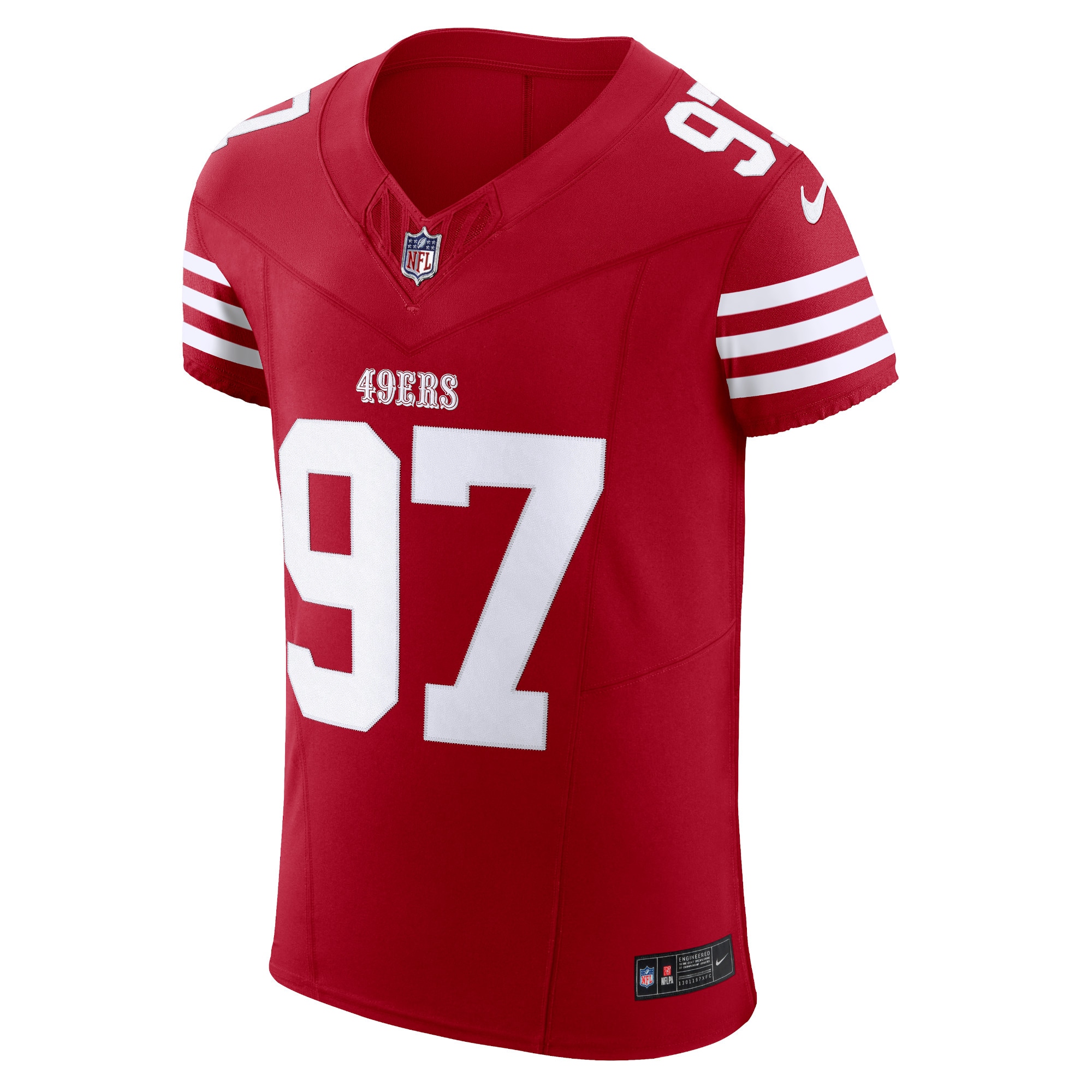 San Francisco 49ers Nick Bosa Scarlet Vapor F.U.S.E. Elite NFL Jersey Men's