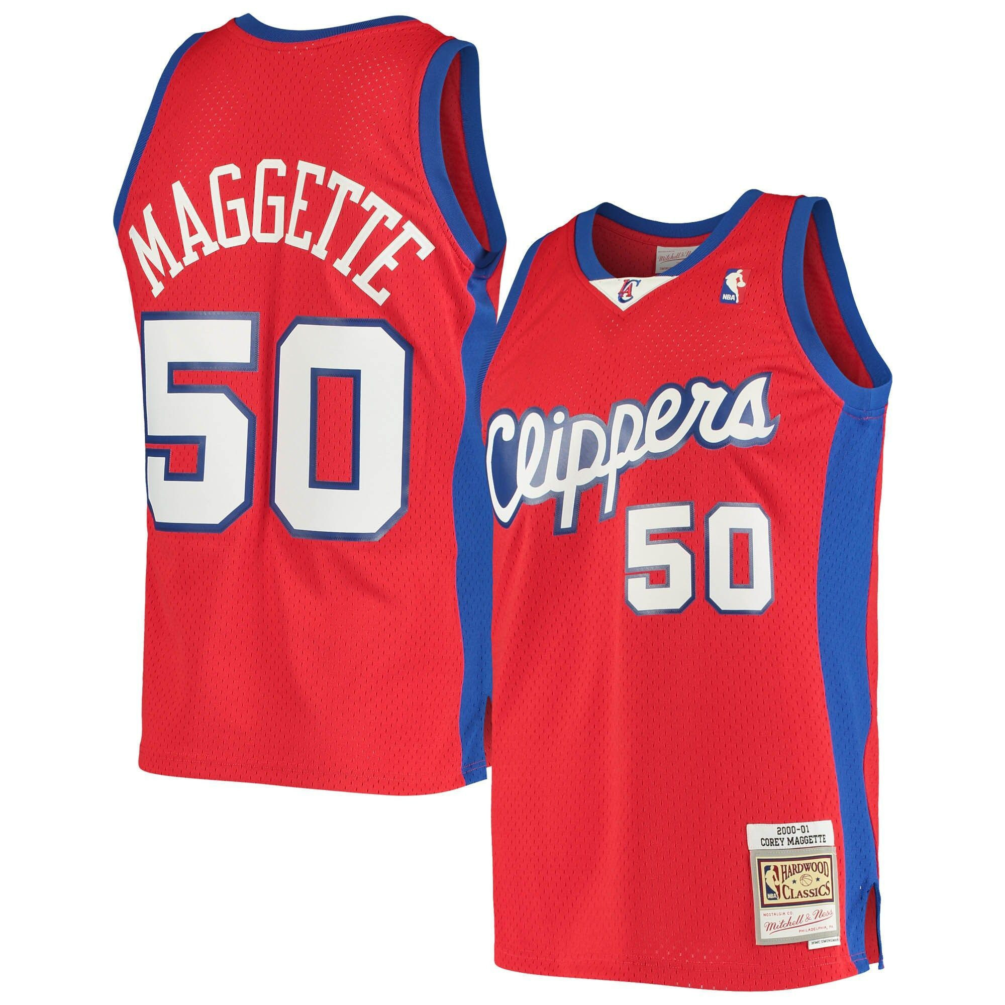 Corey Maggette Los Angeles Clippers Mitchell Ness 2004/05 Hardwood Classics Swingman Red NBA Jersey Men's