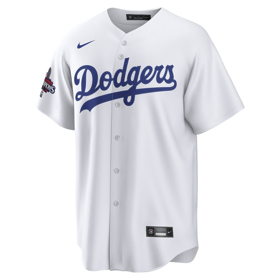 Shohei Ohtani 17 Los Angeles Dodgers 2024 World Series Champions Home Japanese Characters Player White MLB Jersey Men's