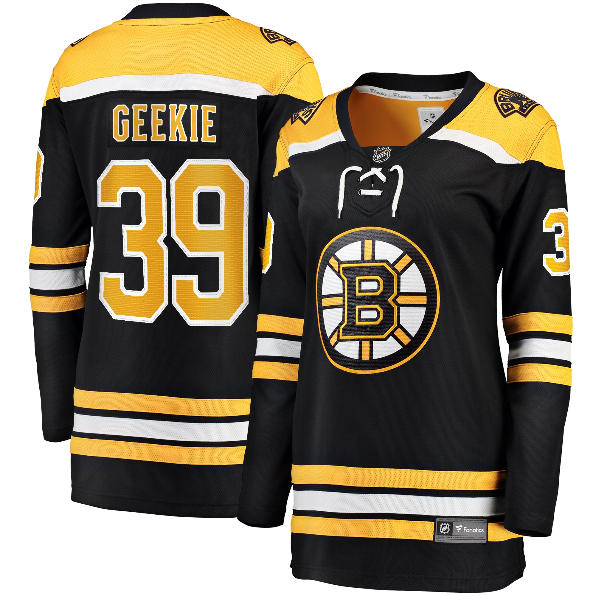 Boston Bruins Morgan Geekie Black Home Breakaway Player NHL Jersey Women's
