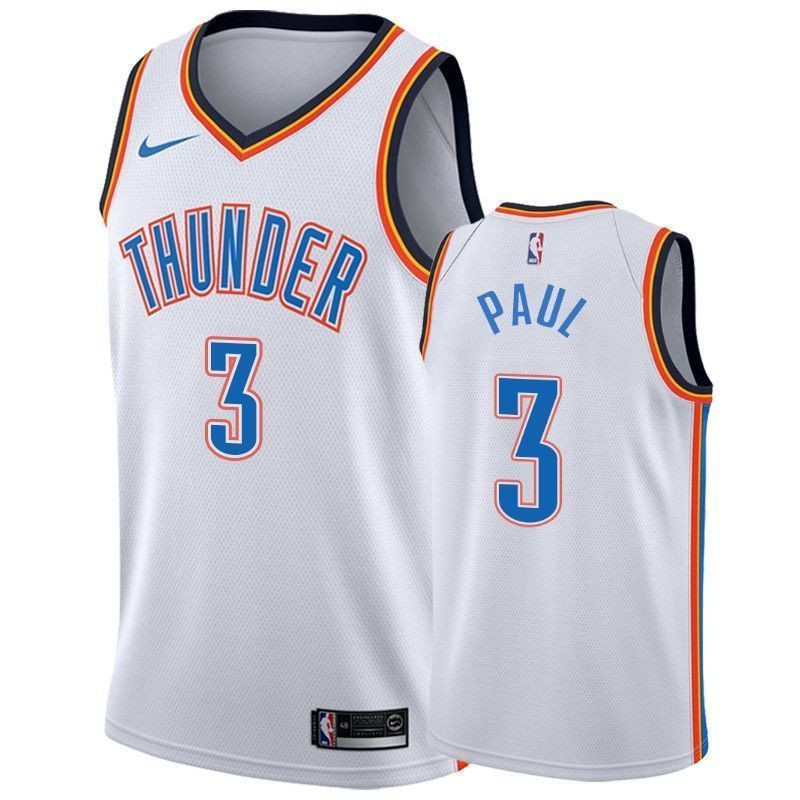 Oklahoma City Thunder Chris Paul 3 Association NBA Jersey Men's