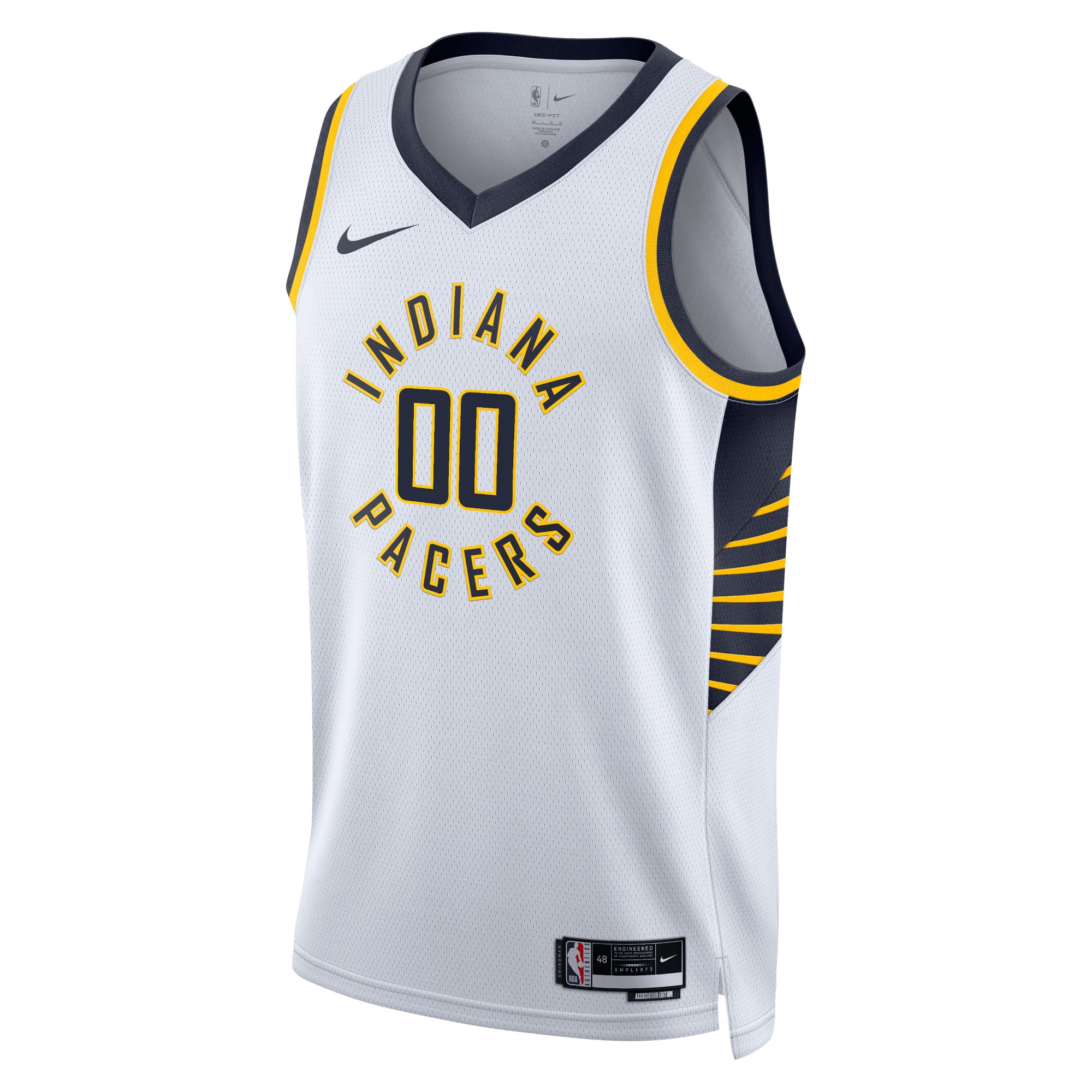 Indiana Pacers Association Edition Swingman White Bennedict Mathuri Unisex NBA Jersey Unisex