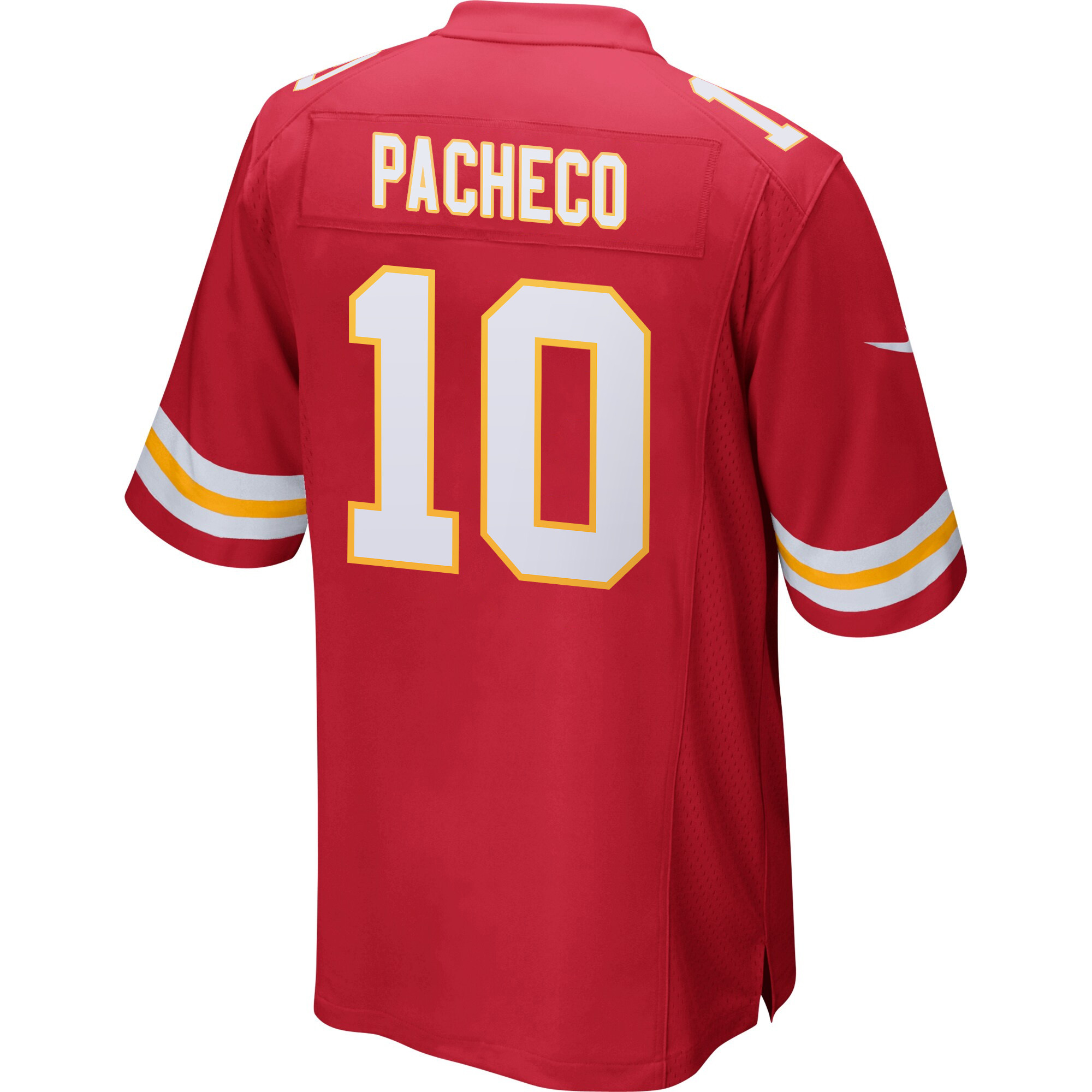 Isiah Pacheco 10 Kansas City Chiefs Super Bowl LIX New Orleans The Ultimate Showdown' EMBROIDERED Game Red NFL Jersey Men's