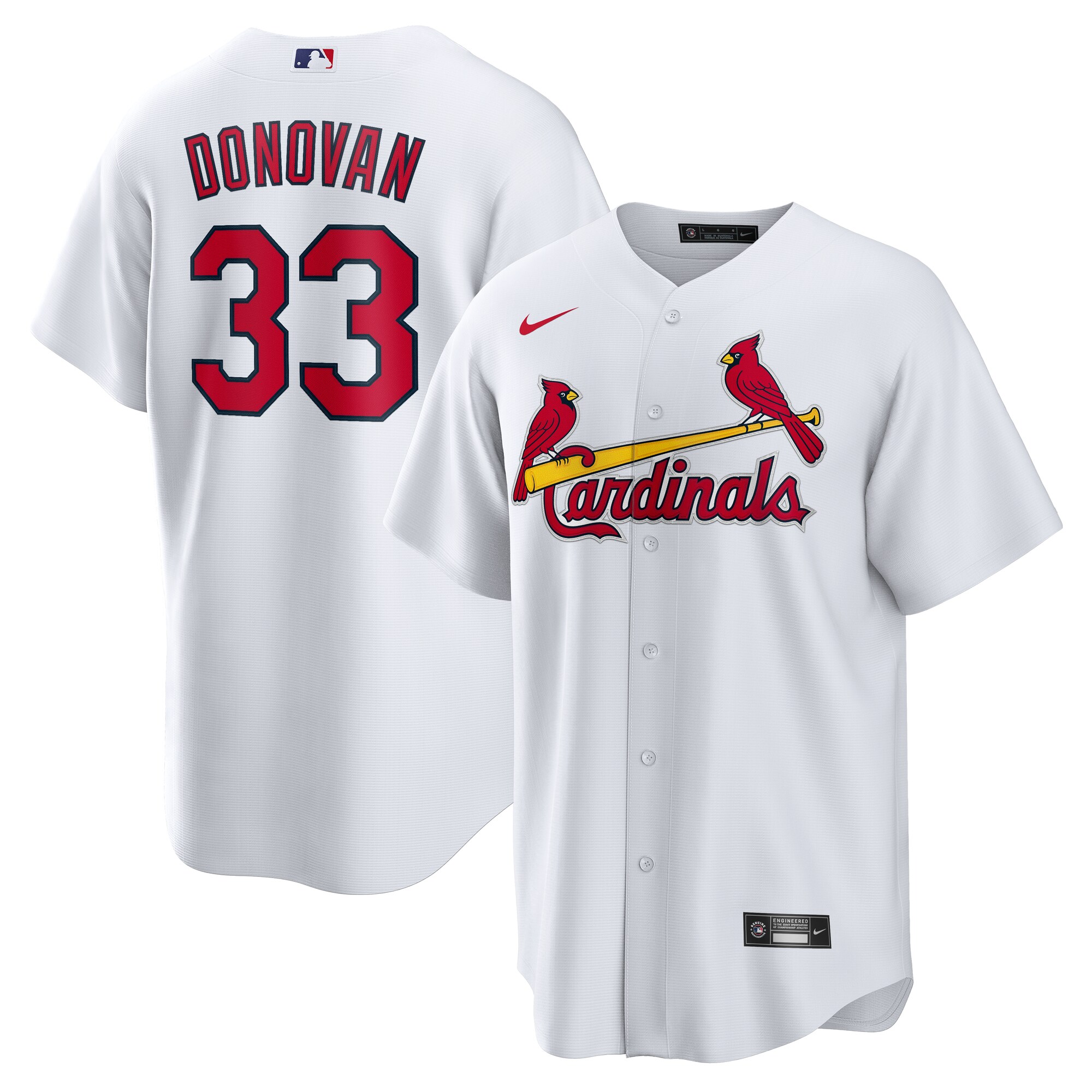 St. Louis Cardinals Brendan Donovan White Home MLB Jersey Men's