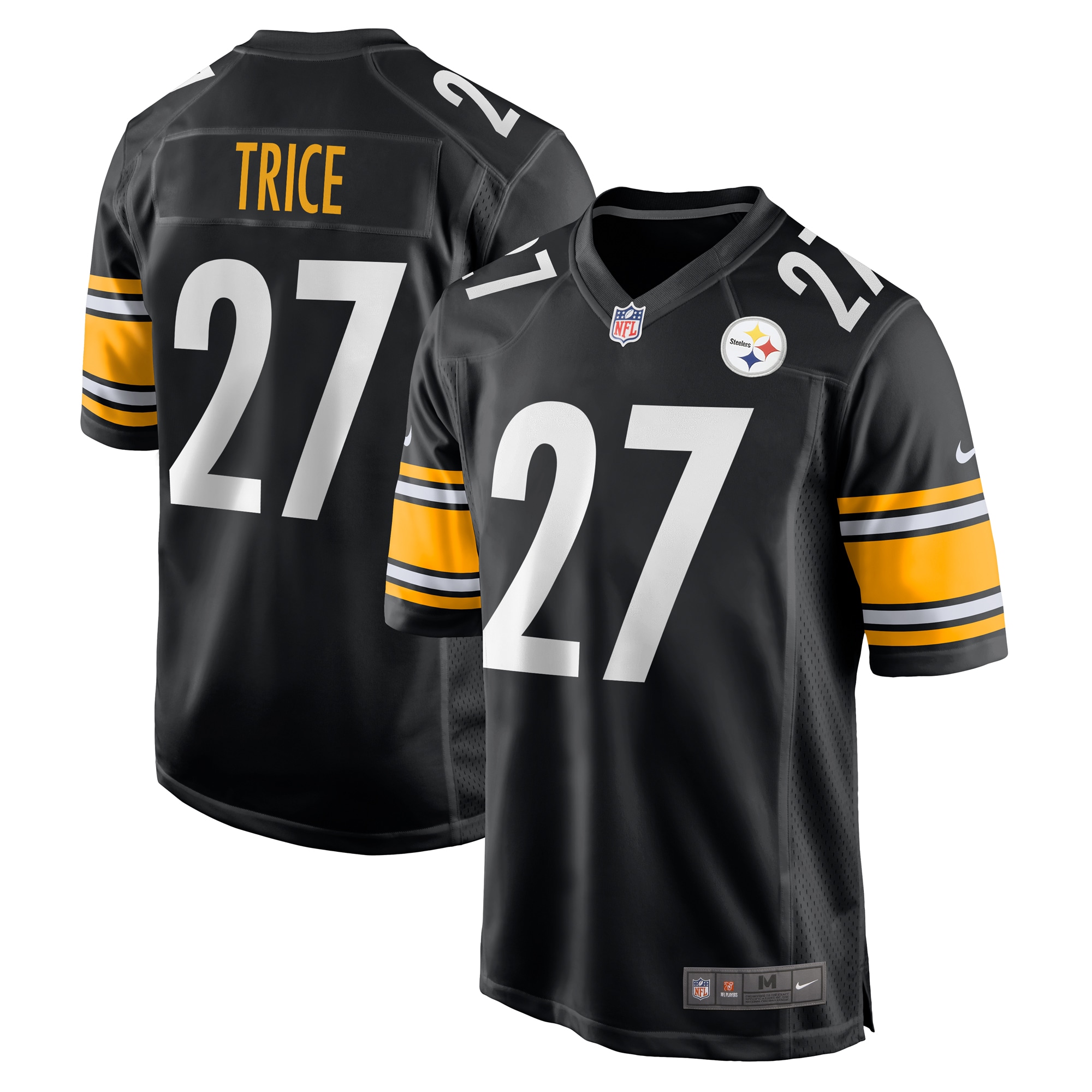 Pittsburgh Steelers Cory Trice Black Game NFL Jersey Men's