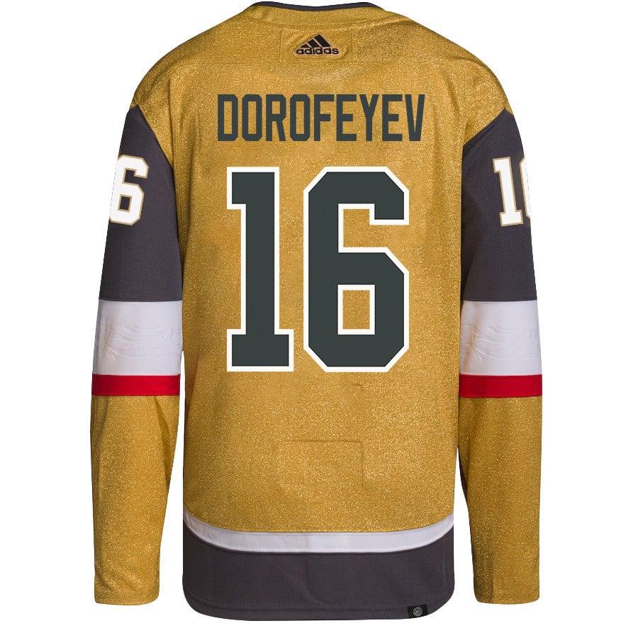 Pavel Dorofeyev 16 Vegas Golden Knights Stanley Cup 2023 Champions Patch Home Breakaway Gold NHL Jersey Men's