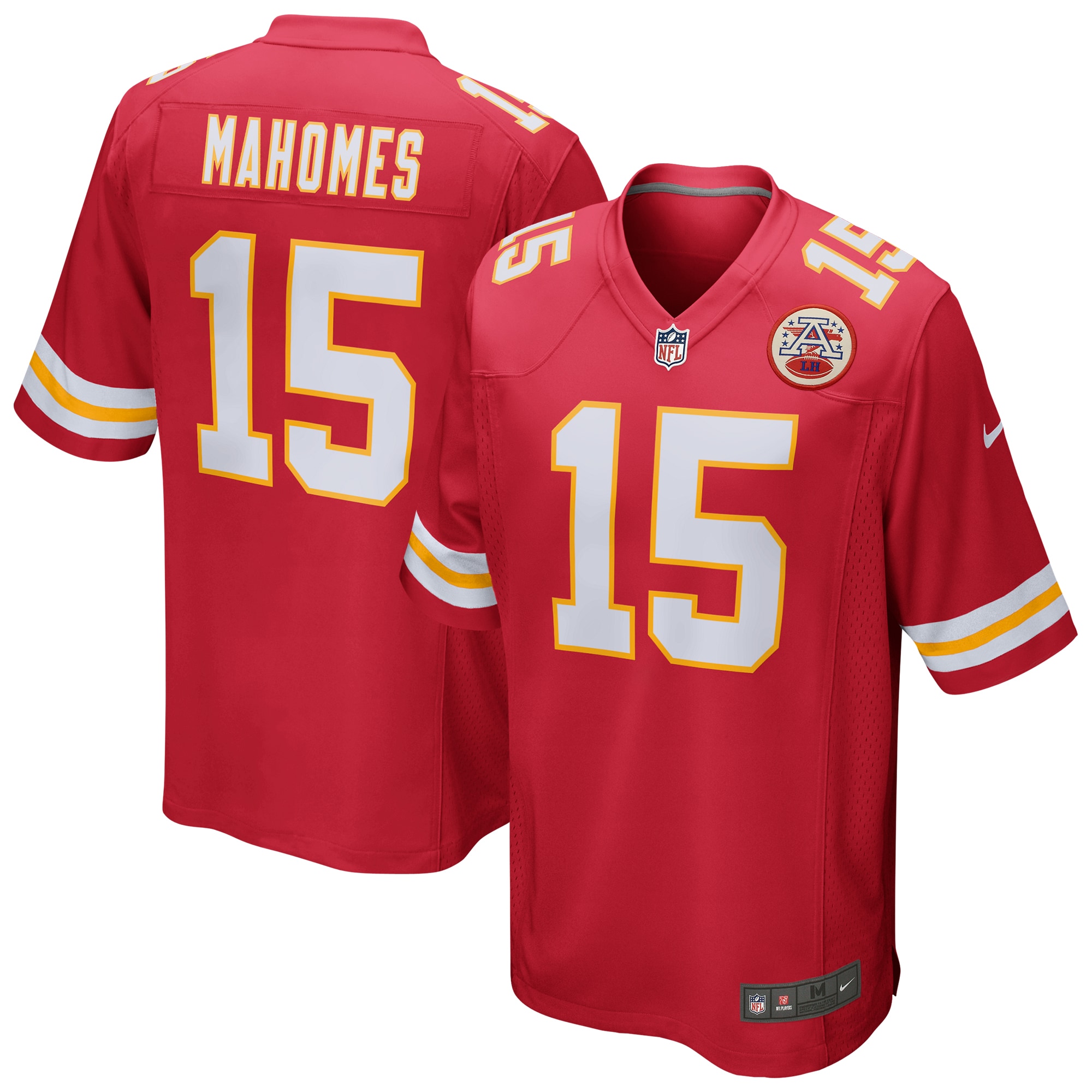 Kansas City Chiefs Patrick Mahomes Red Game NFL Jersey Men's