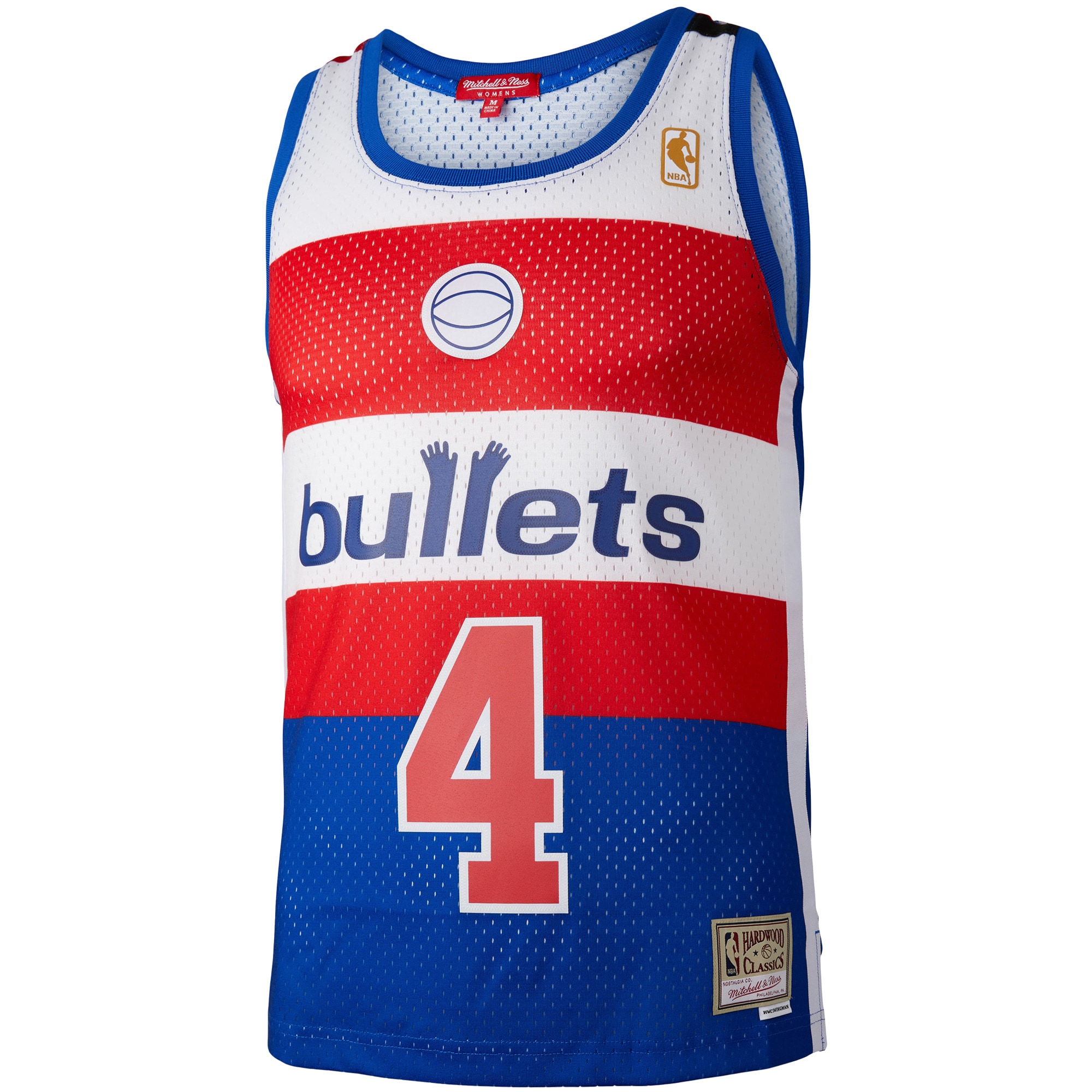Mitchell Ness Chris Webber Blue Washington Bullets Hardwood Classics 1996/97 Swingman NBA Jersey Women's