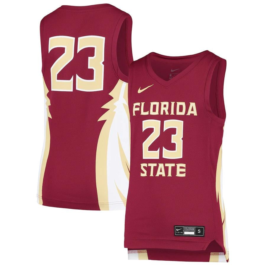 Florida State Seminoles Team Garnet #23 NCAA Jersey Men's