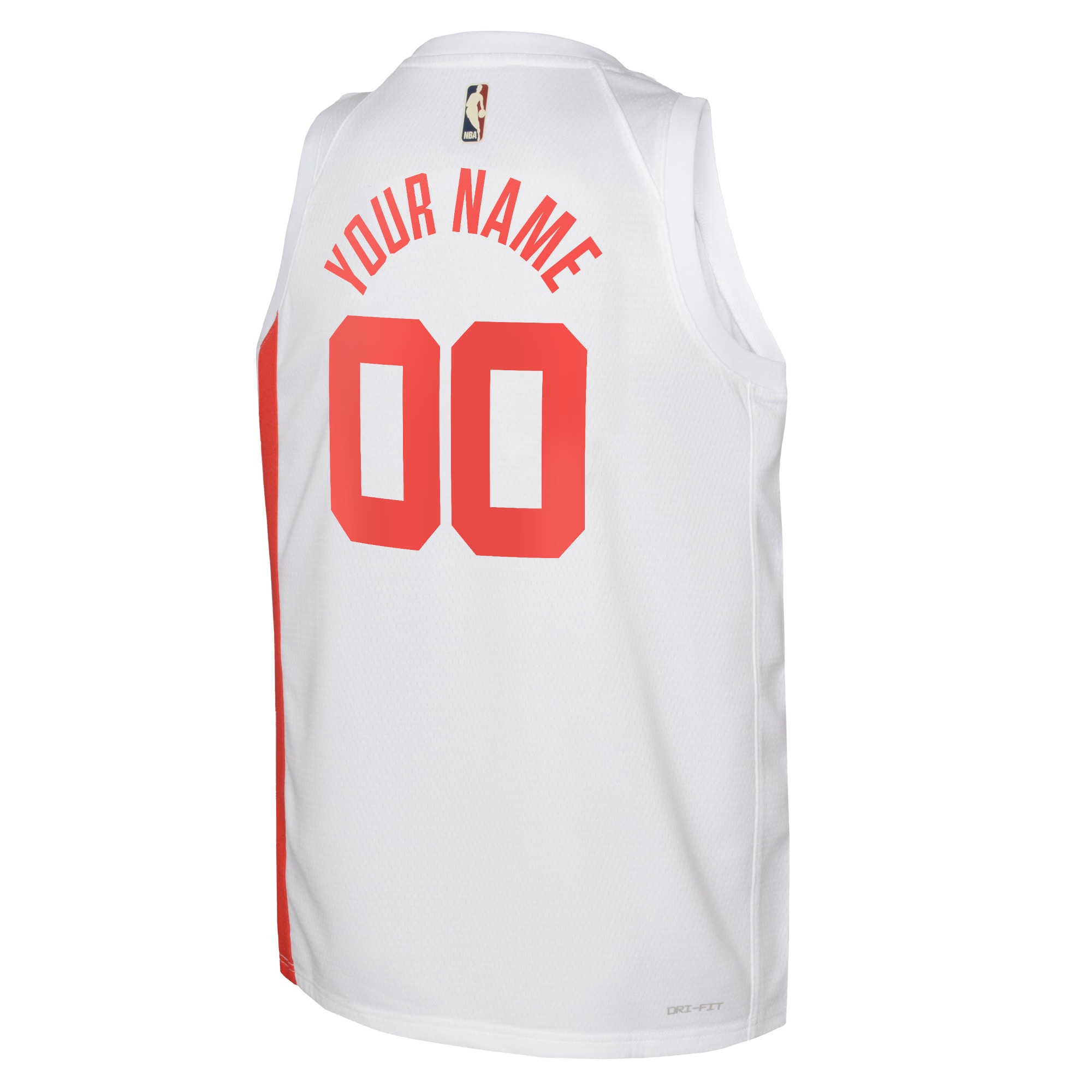 Brooklyn Nets Classic Edition Swingman Custom White/Rush Blu NBA Jersey Youth