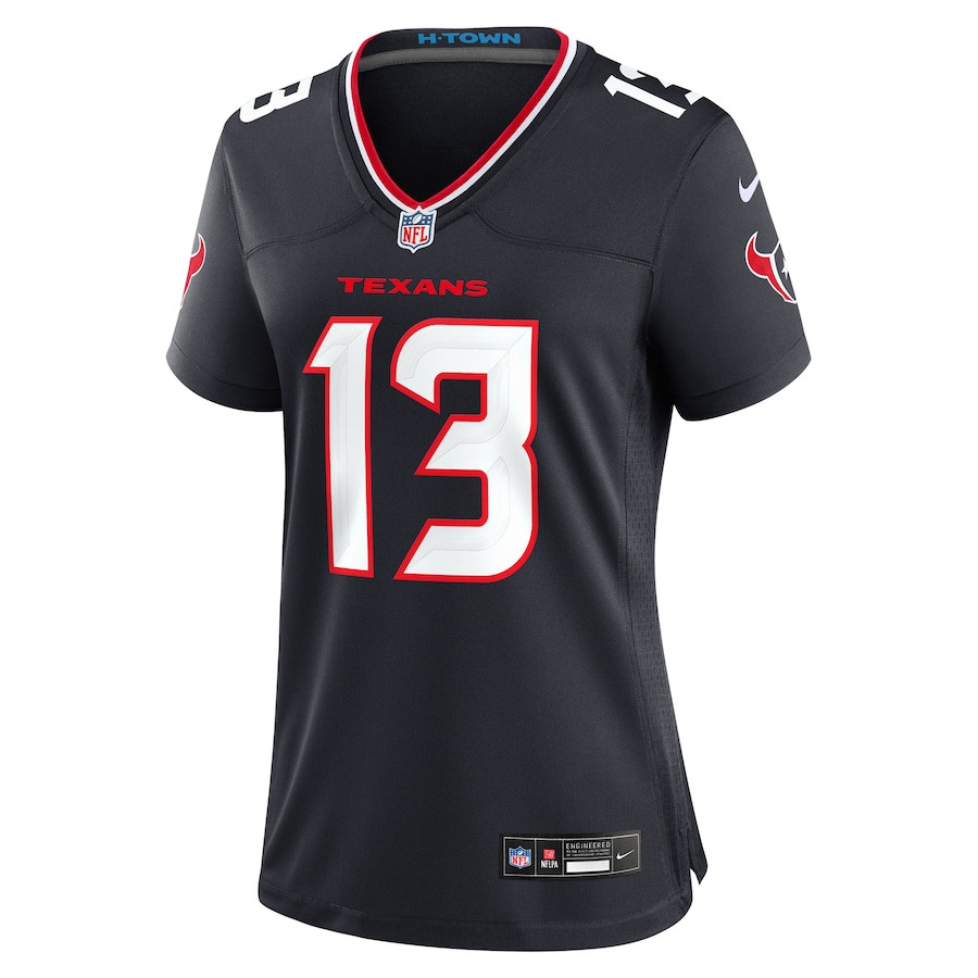 DelShawn Phillips 13 Houston Texans Team Game Navy NFL Jersey Women's