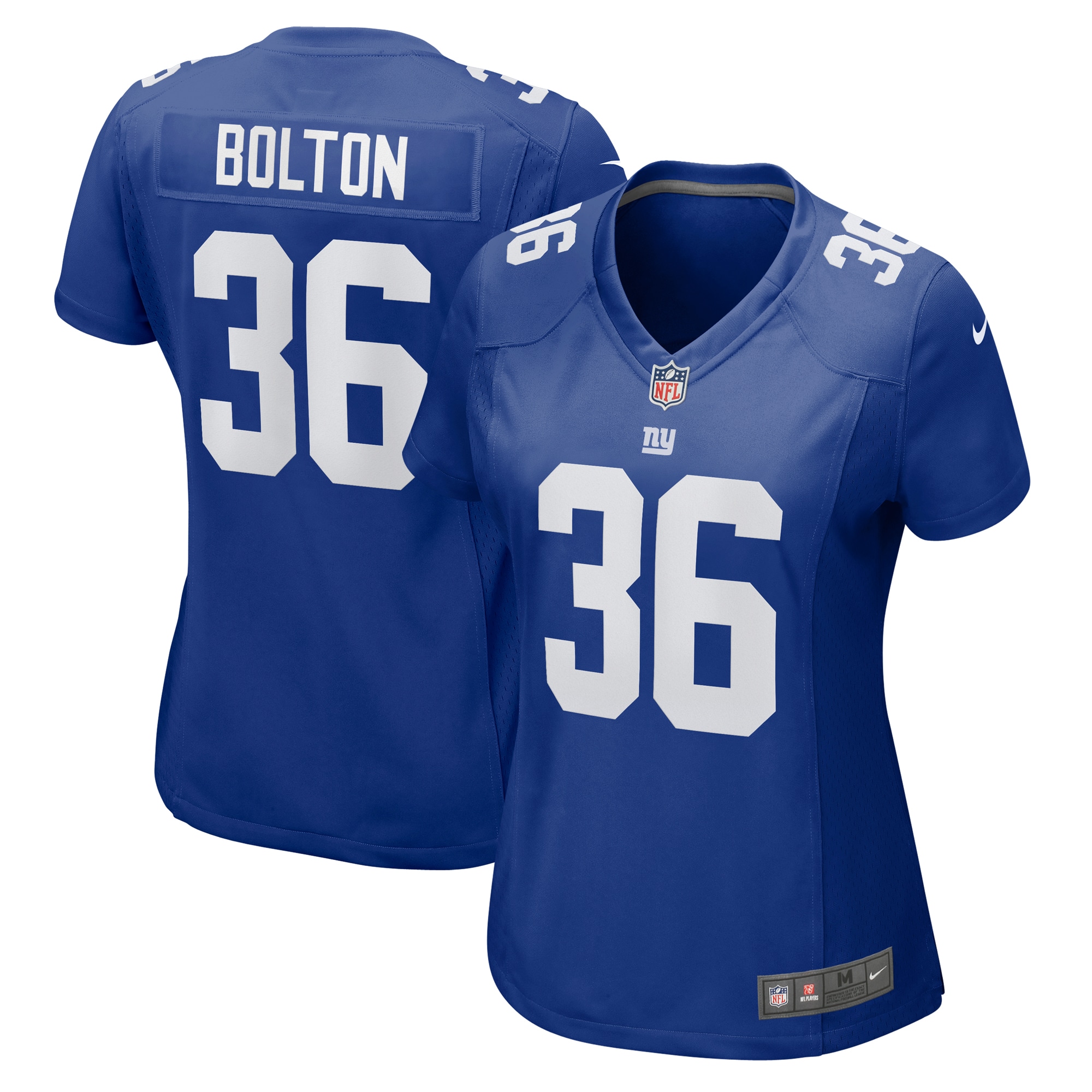 New York Giants Curtis Bolton Royal Game NFL Jersey Women's