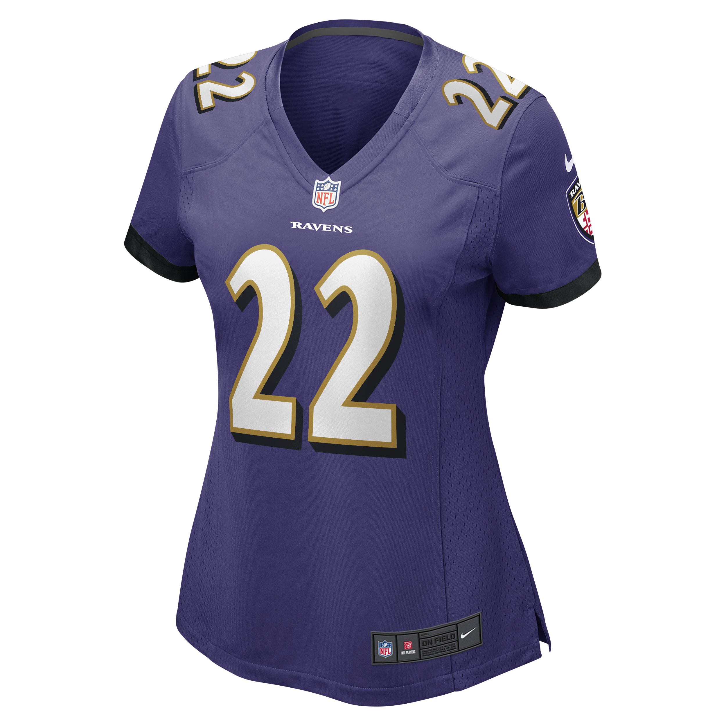 Baltimore Ravens Derrick Henry Purple Game Player NFL Jersey Women's