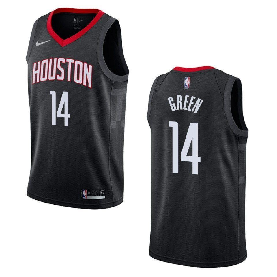 Houston Rockets 14 Gerald Green Statement Swingman Black NBA Jersey Men's