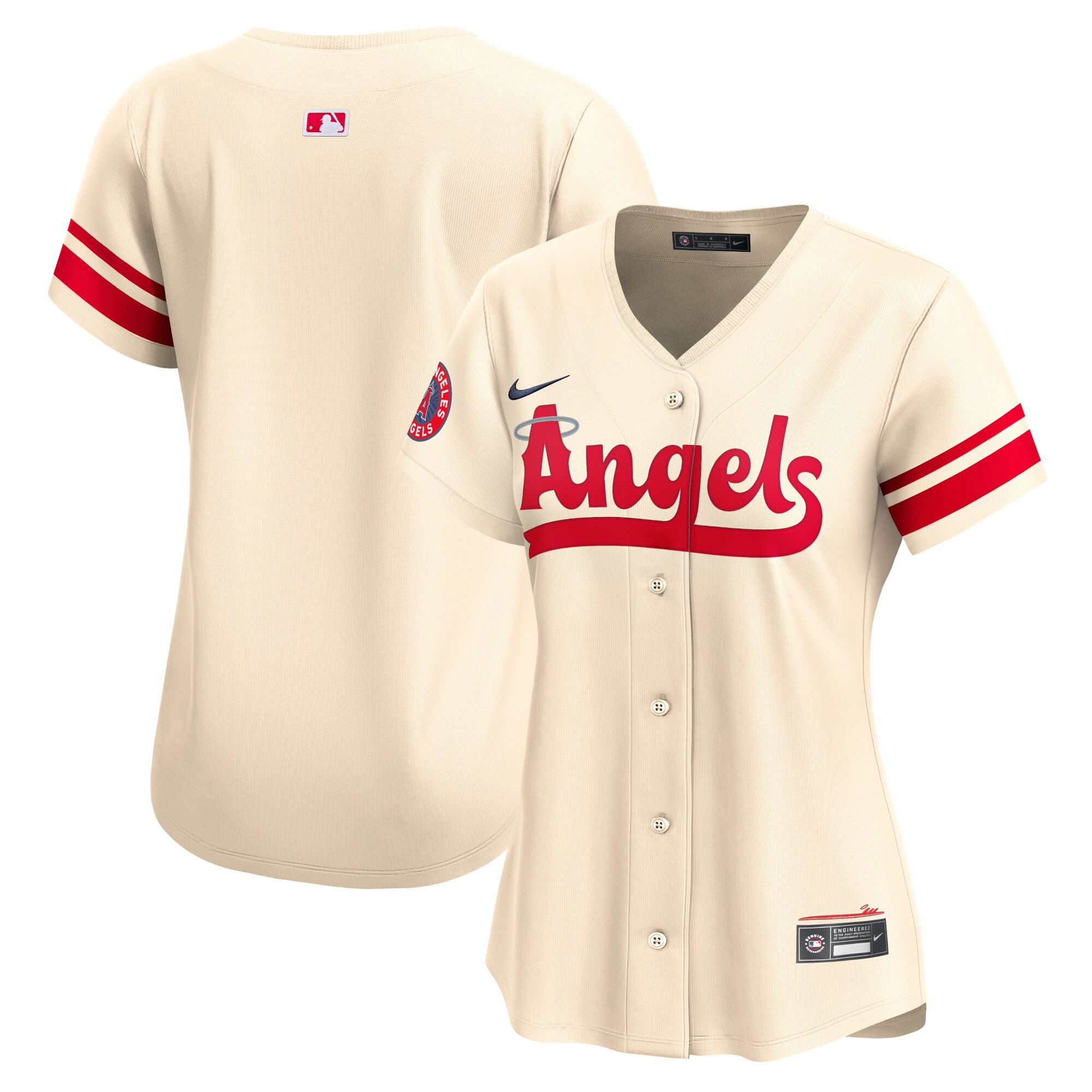 Los Angeles Angels Cream City Connect Limited MLB Jersey Women's