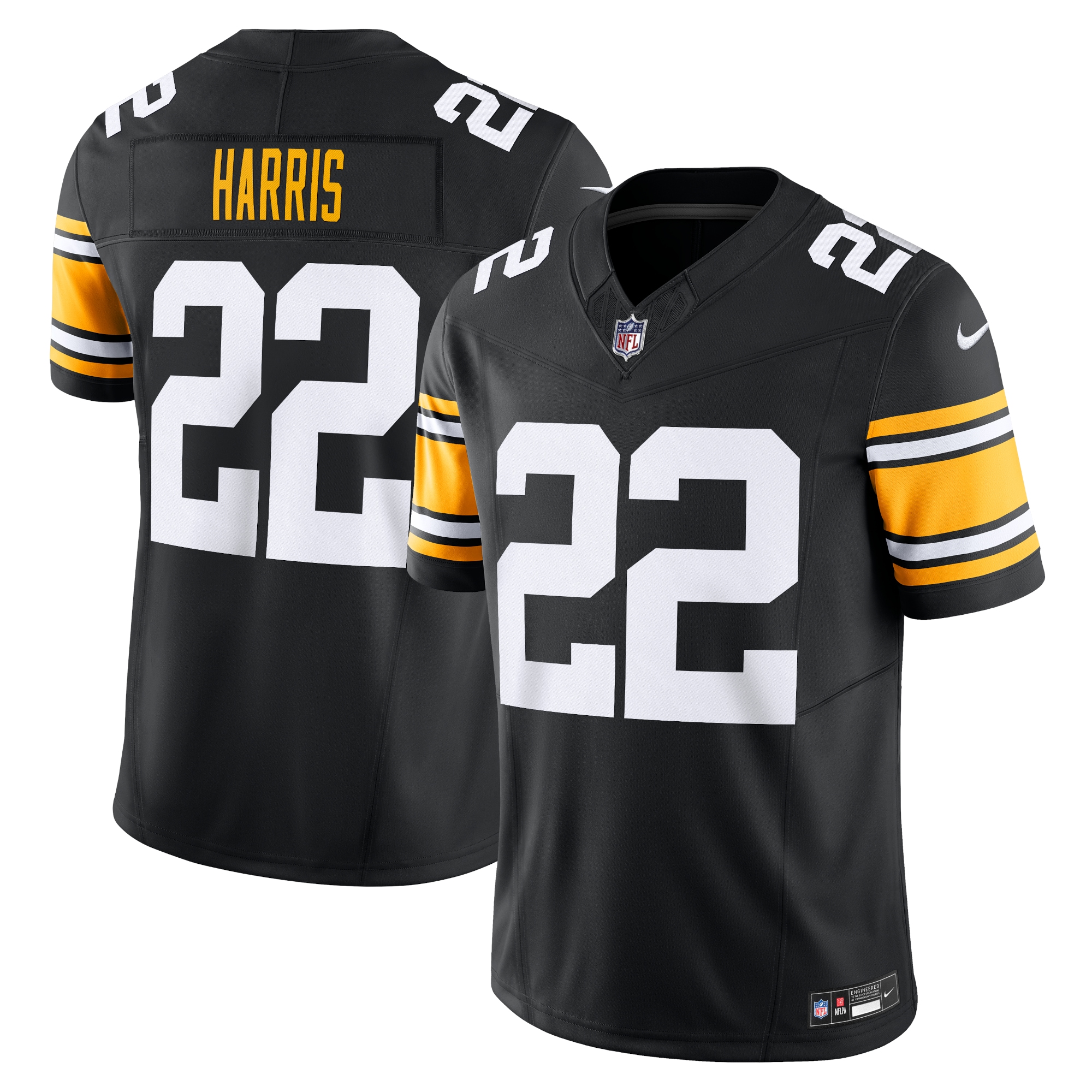 Pittsburgh Steelers Najee Harris Black Vapor F.U.S.E. Limited NFL Jersey Men's