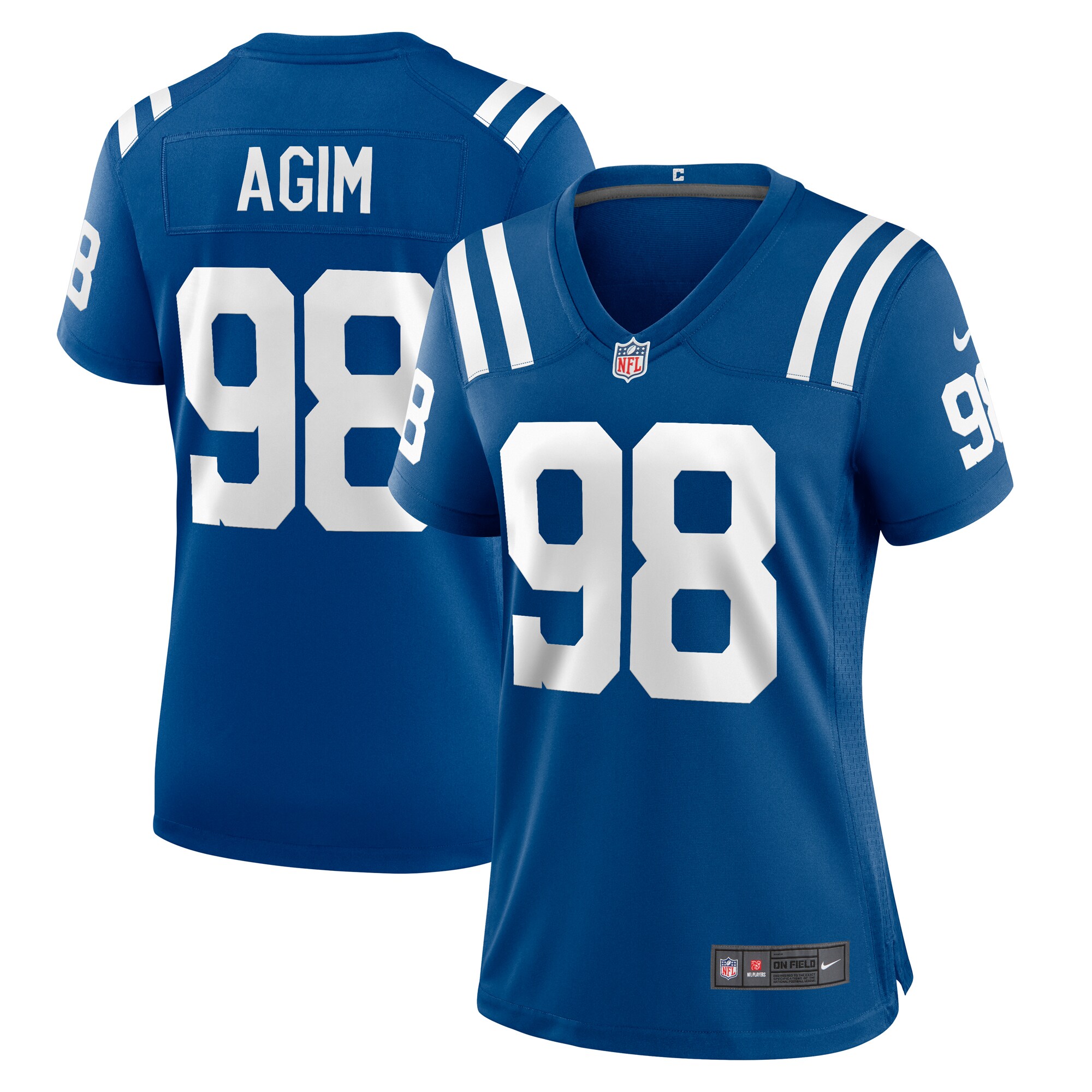 Indianapolis Colts McTelvin Agim Royal Team Game NFL Jersey Women's