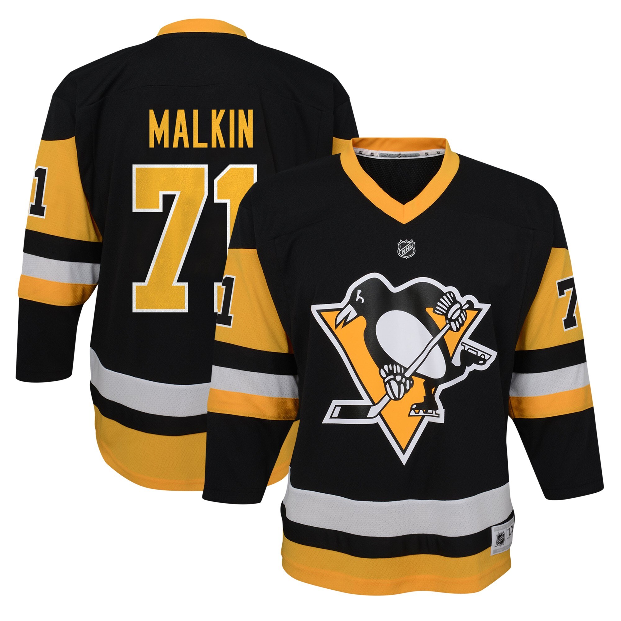 Pittsburgh Penguins Evgeni Malkin Black Home Player NHL Jersey Youth