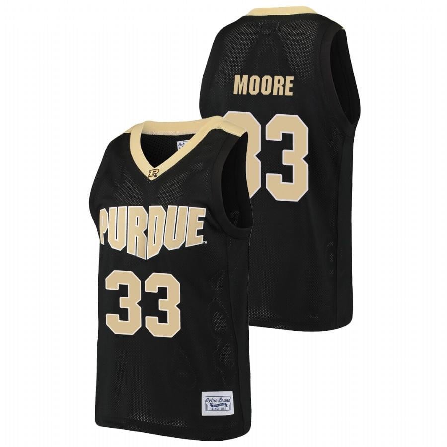 E'Twaun Moore Purdue Boilermakers Black NCAA Jersey Men's