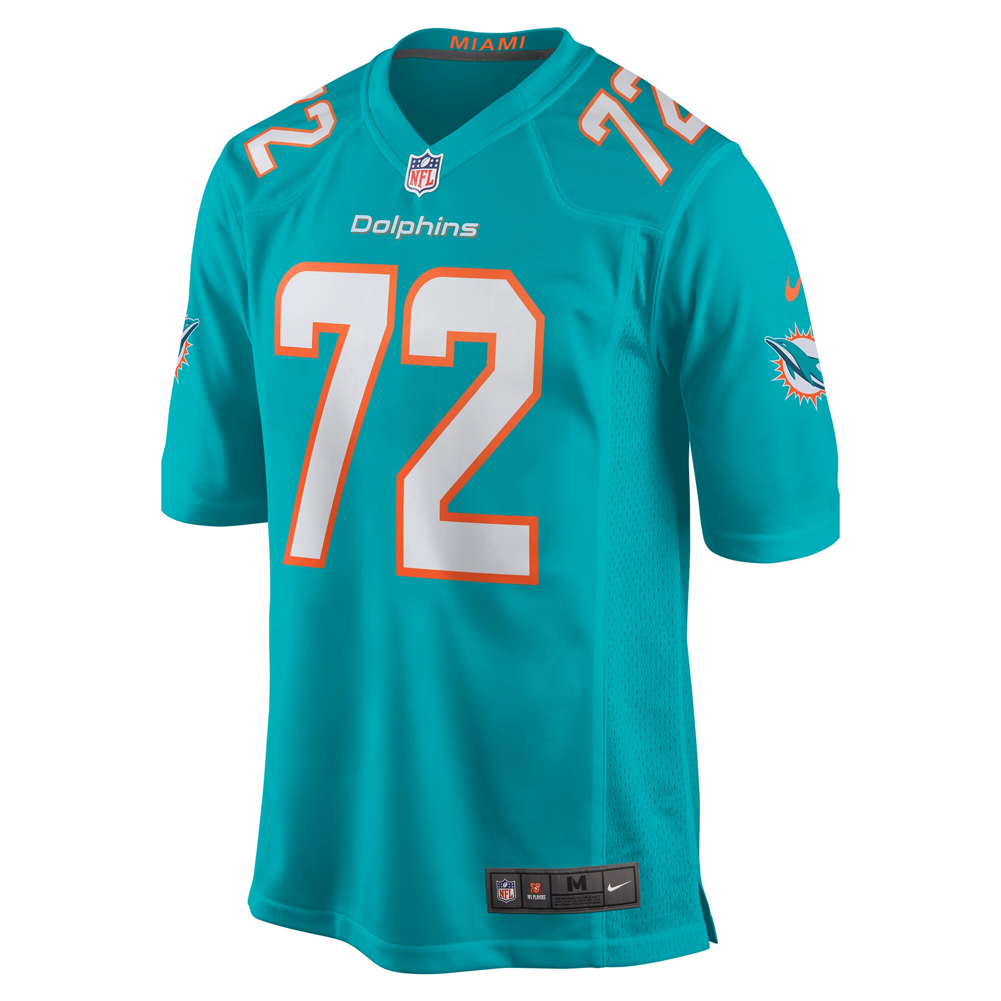 Miami Dolphins Terron Armstead Aqua Game NFL Jersey Men's