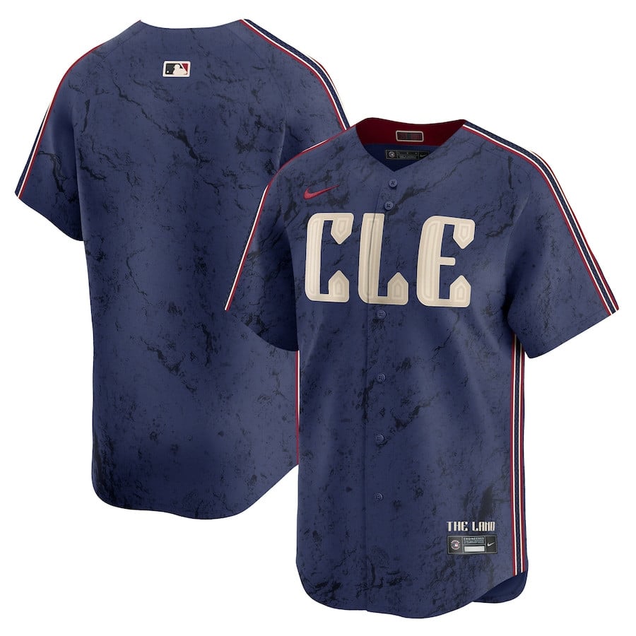 Cleveland Guardians 2024 City Connect Limited Navy MLB Jersey Men's