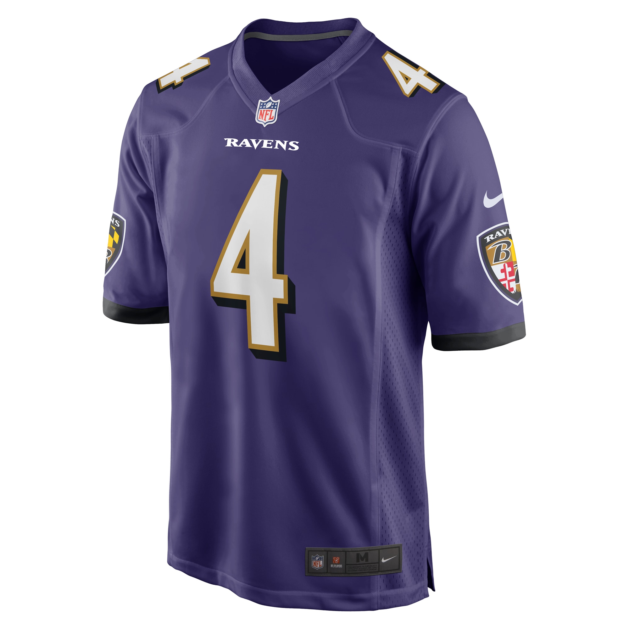 Baltimore Ravens Zay Flowers Purple Game NFL Jersey Men's