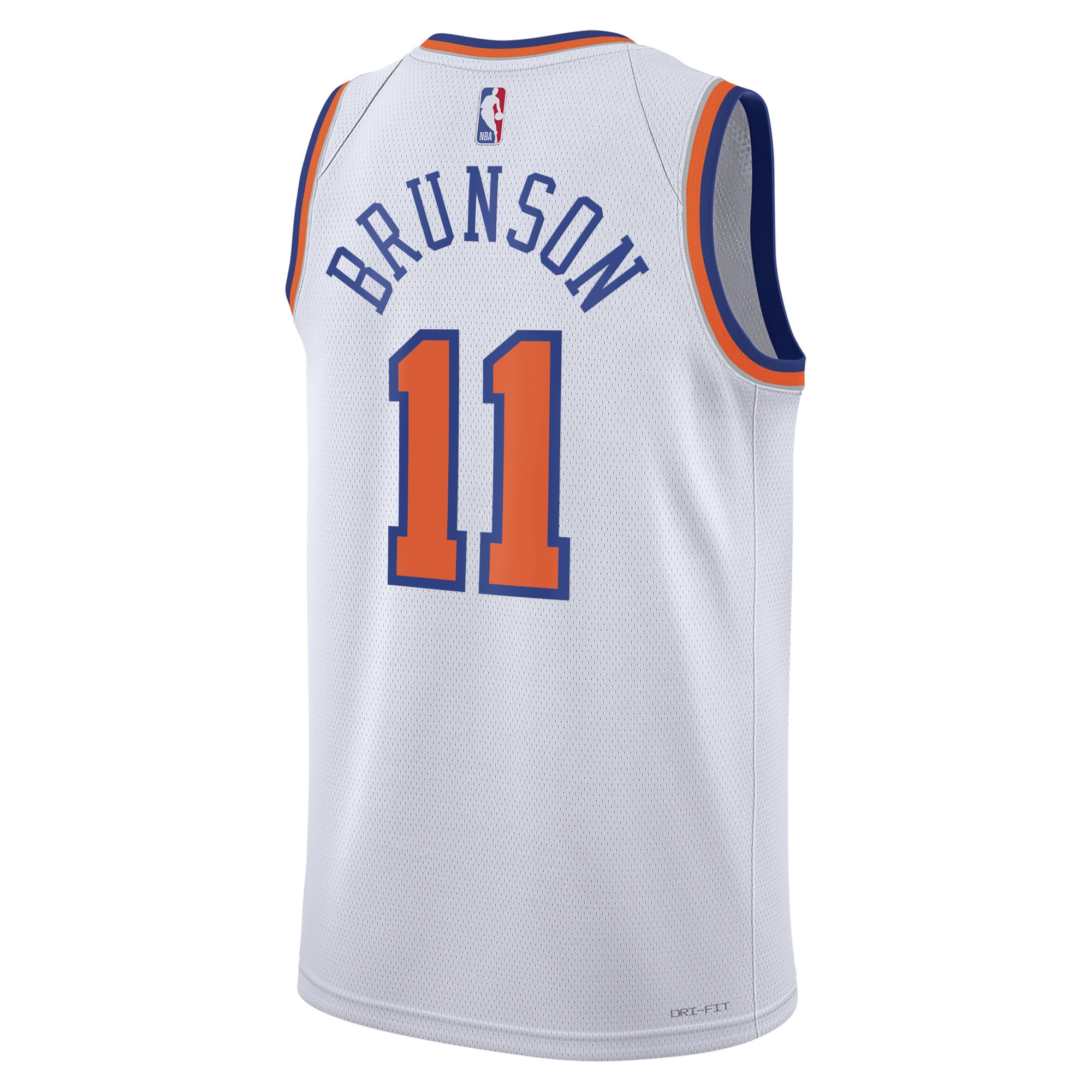 New York Knicks Association Edition Swingman White Jalen Brunso Unisex NBA Jersey Unisex