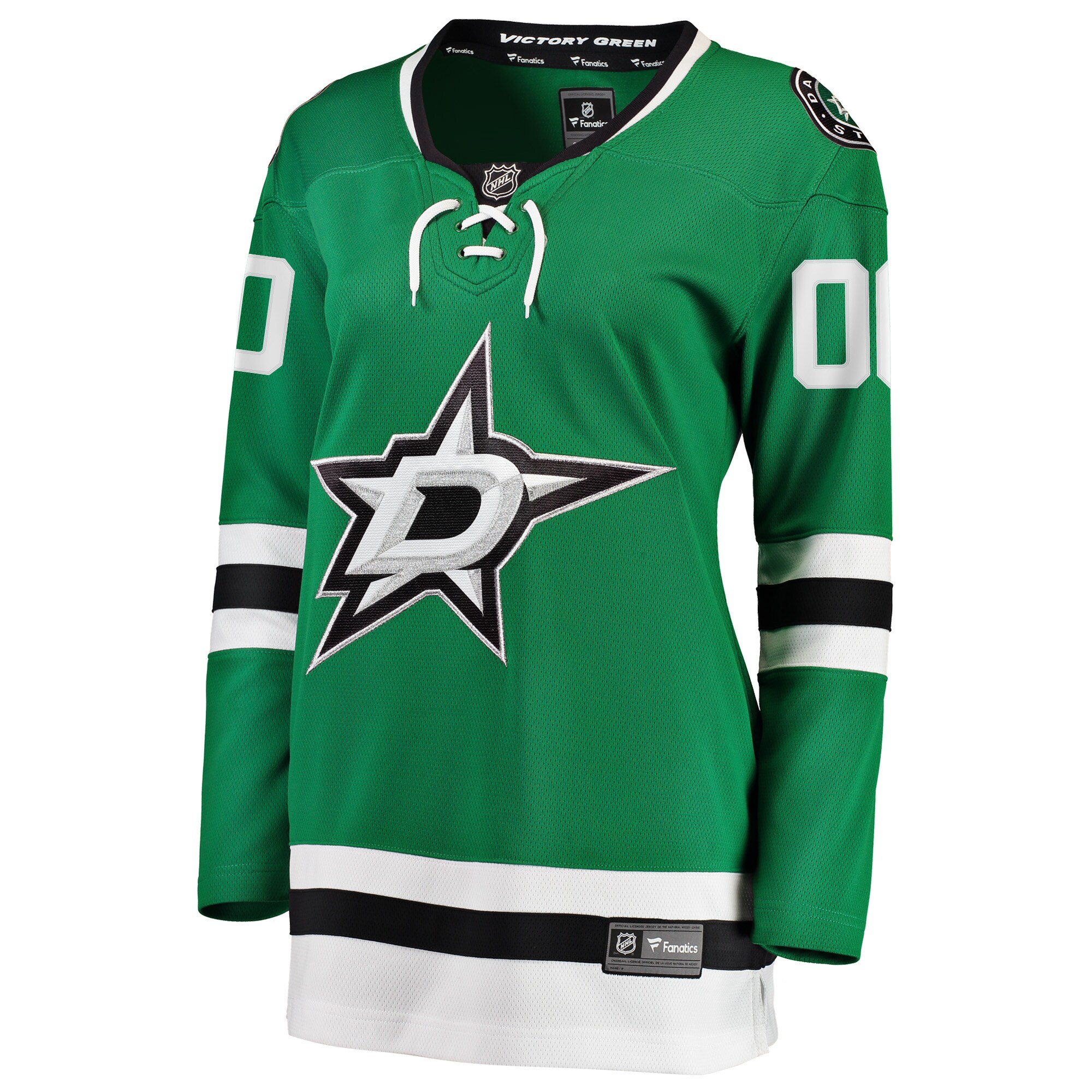 Dallas Stars Green Home Breakaway Custom NHL Jersey Women's
