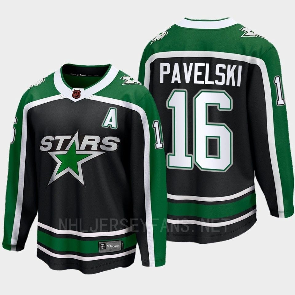 Dallas Stars 2022 Joe Pavelski 16 Special Edition 2.0 Black Breakaway Player NHL Jersey Men's