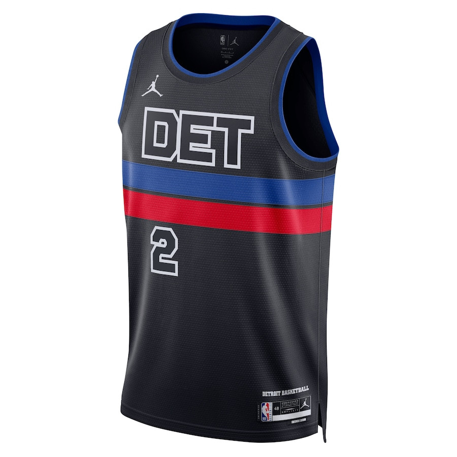 Cade Cunningham 2 Detroit Pistons Unisex Swingman Statement Edition Black NBA Jersey Unisex