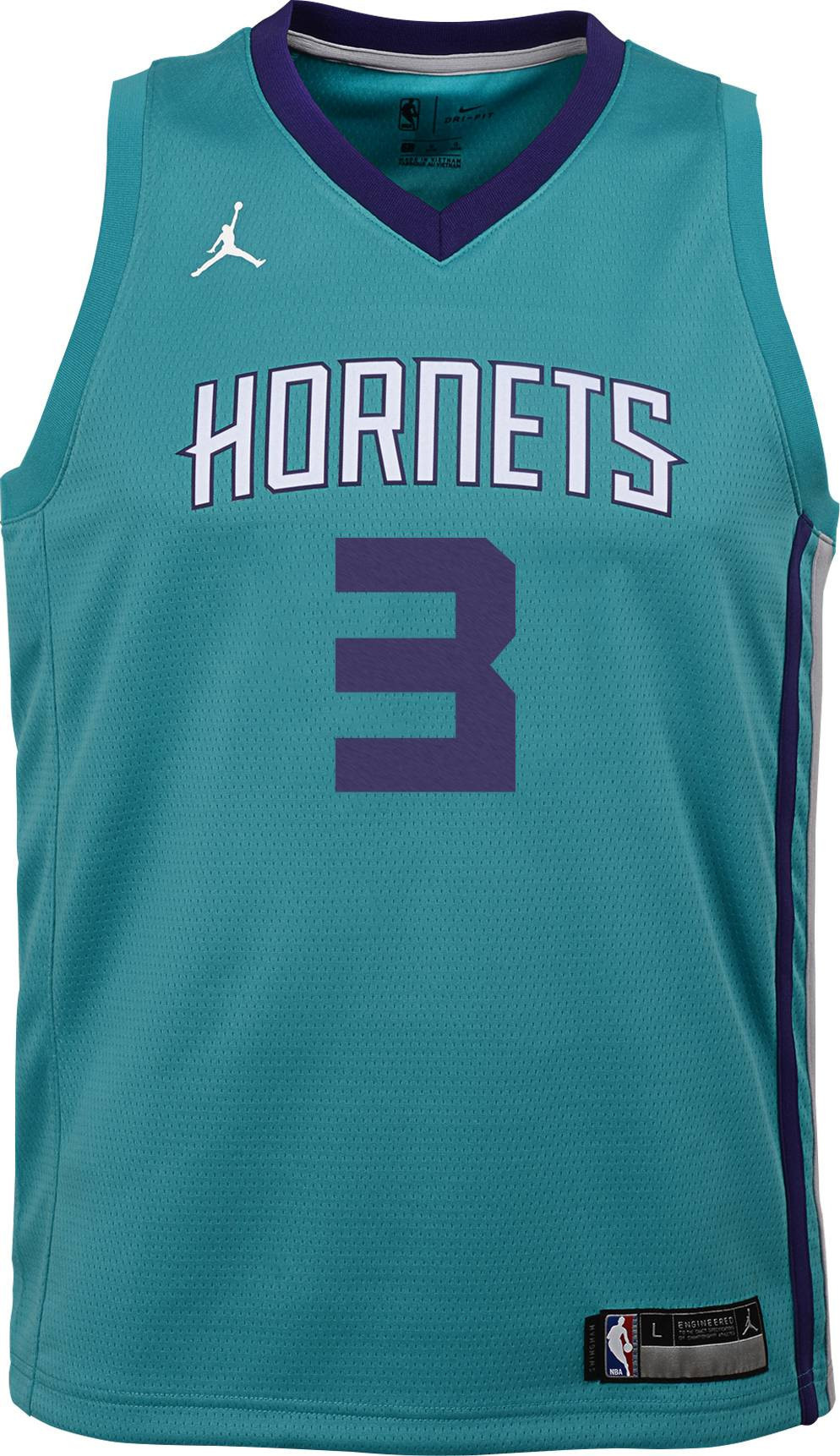 Jorda Charlotte Hornets Terry Rozier 3 Swingman NBA Jersey Youth