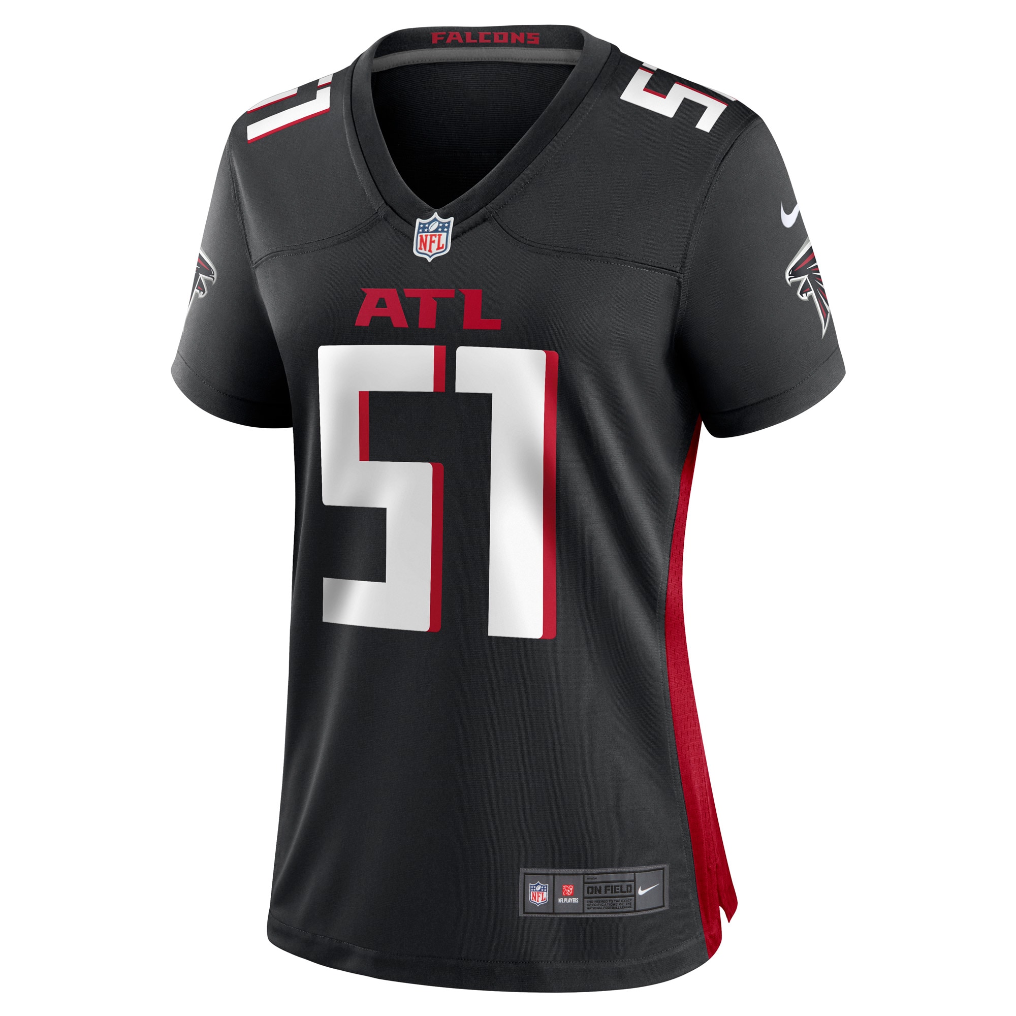 Atlanta Falcons Brandon Copeland Black Game Player NFL Jersey Women's