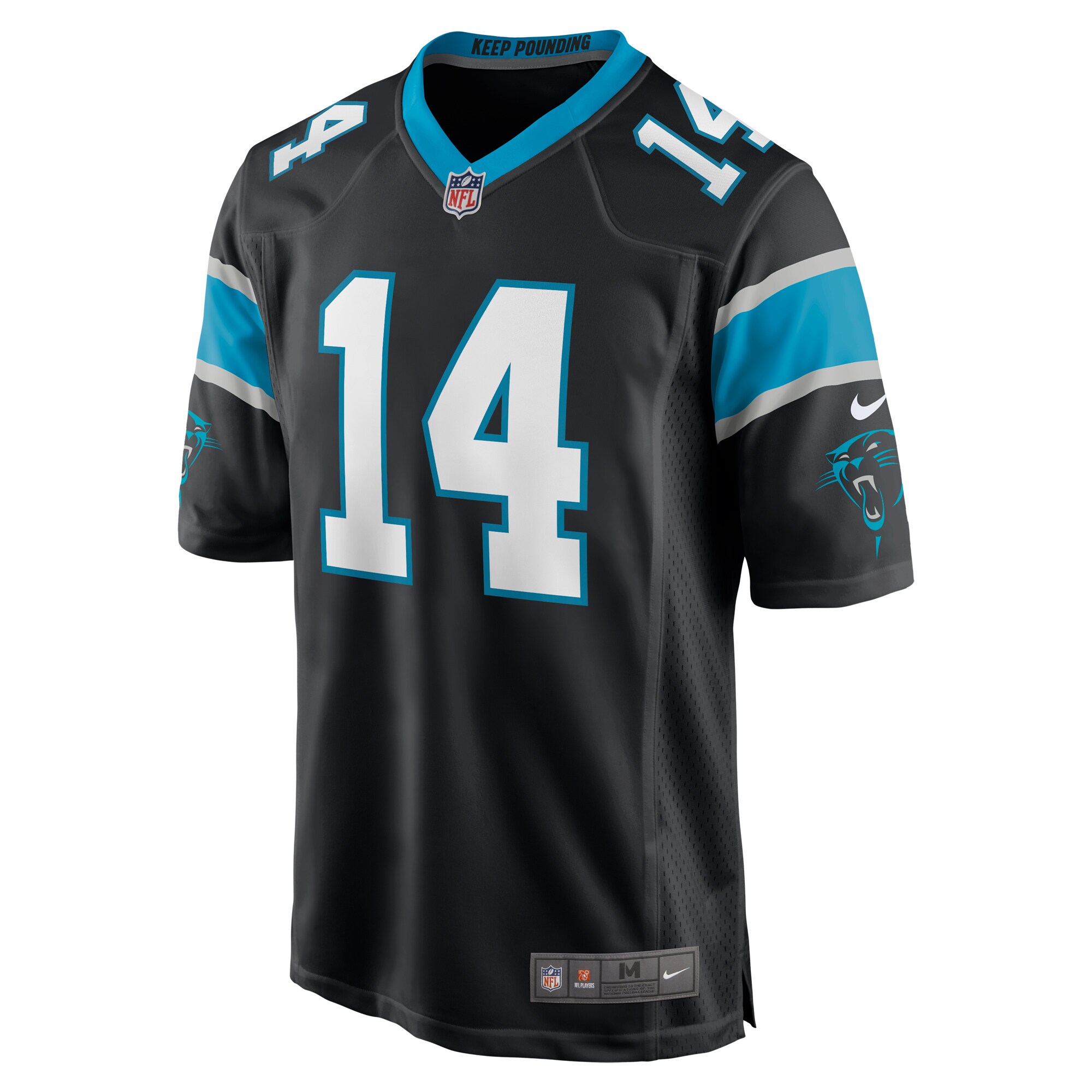 Carolina Panthers Andy Dalton Black Game Player NFL Jersey Men's