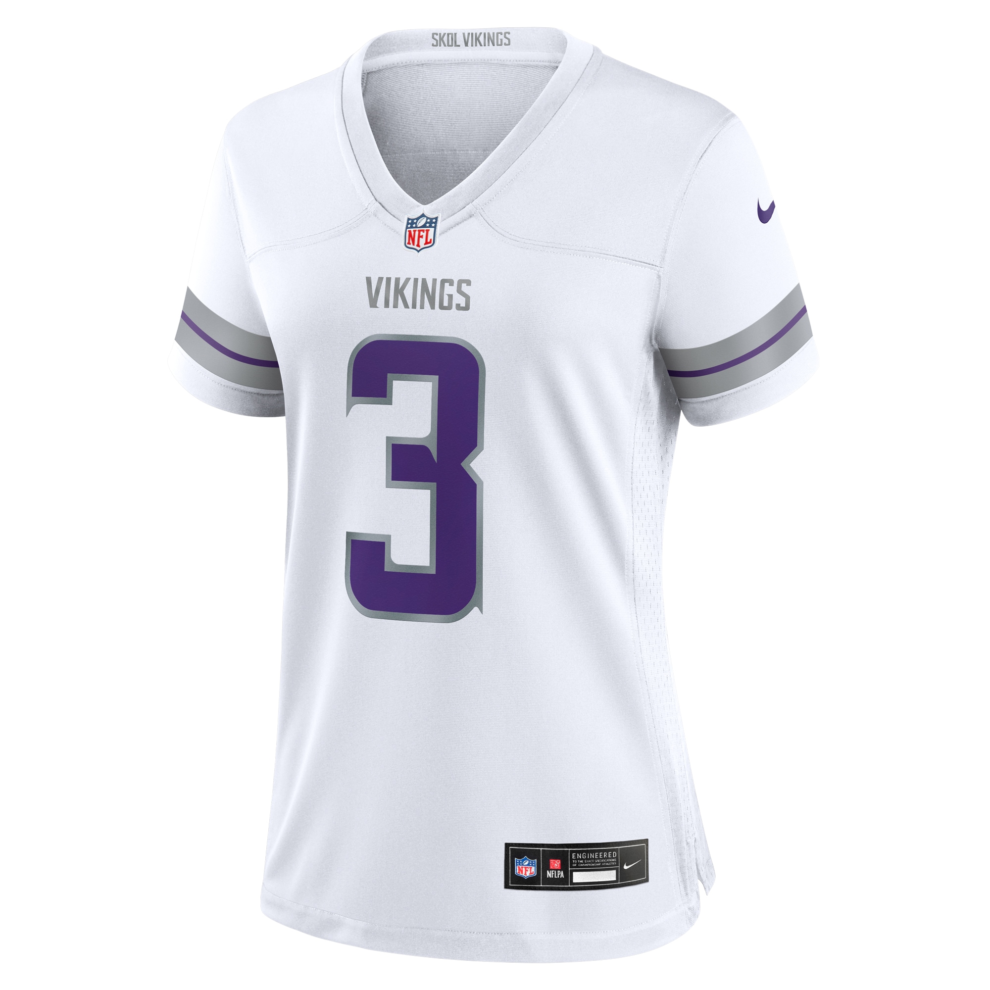Minnesota Vikings Addison White Alternate Game Player NFL Jersey Women's
