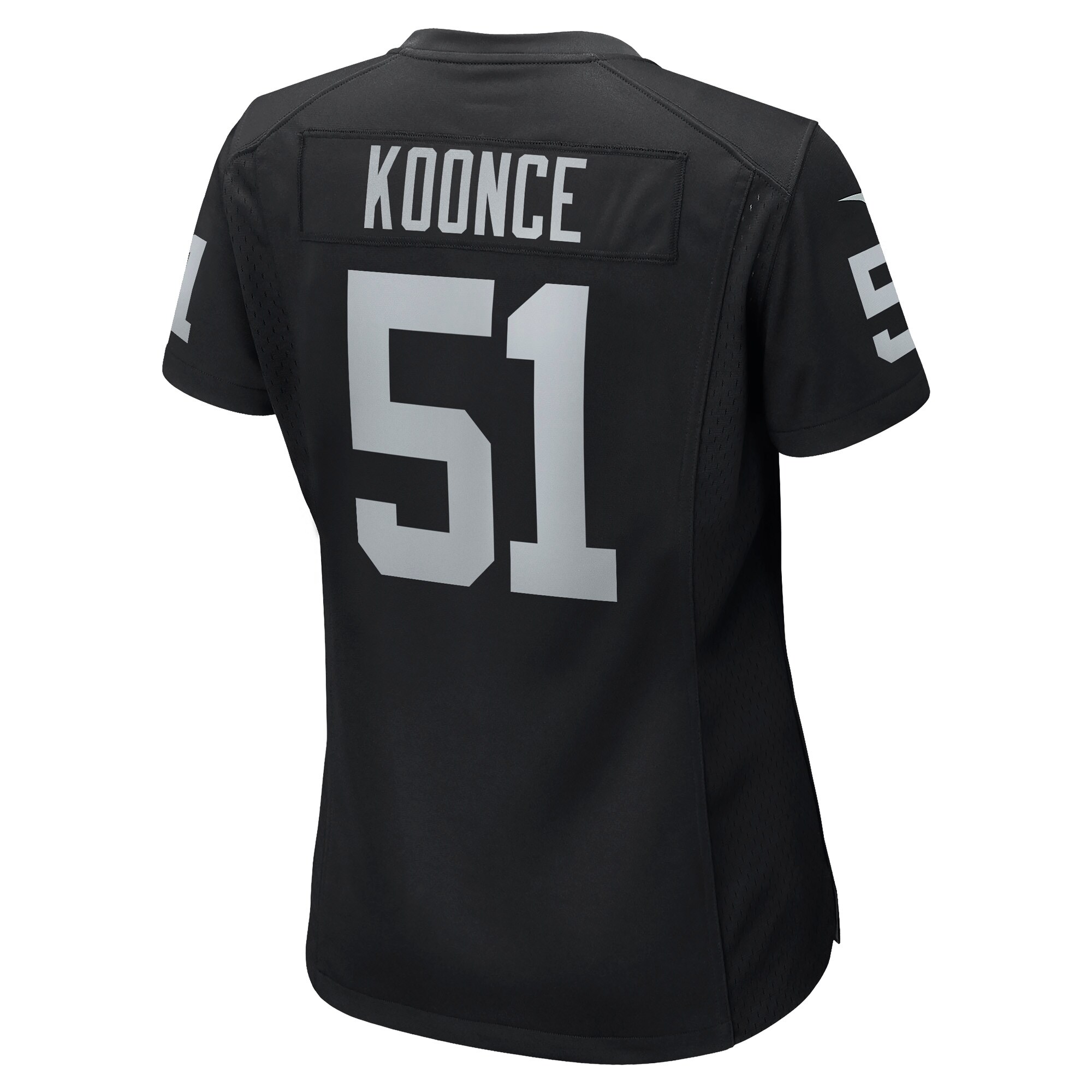 Las Vegas Raiders Malcolm Koonce Black Game NFL Jersey Women's