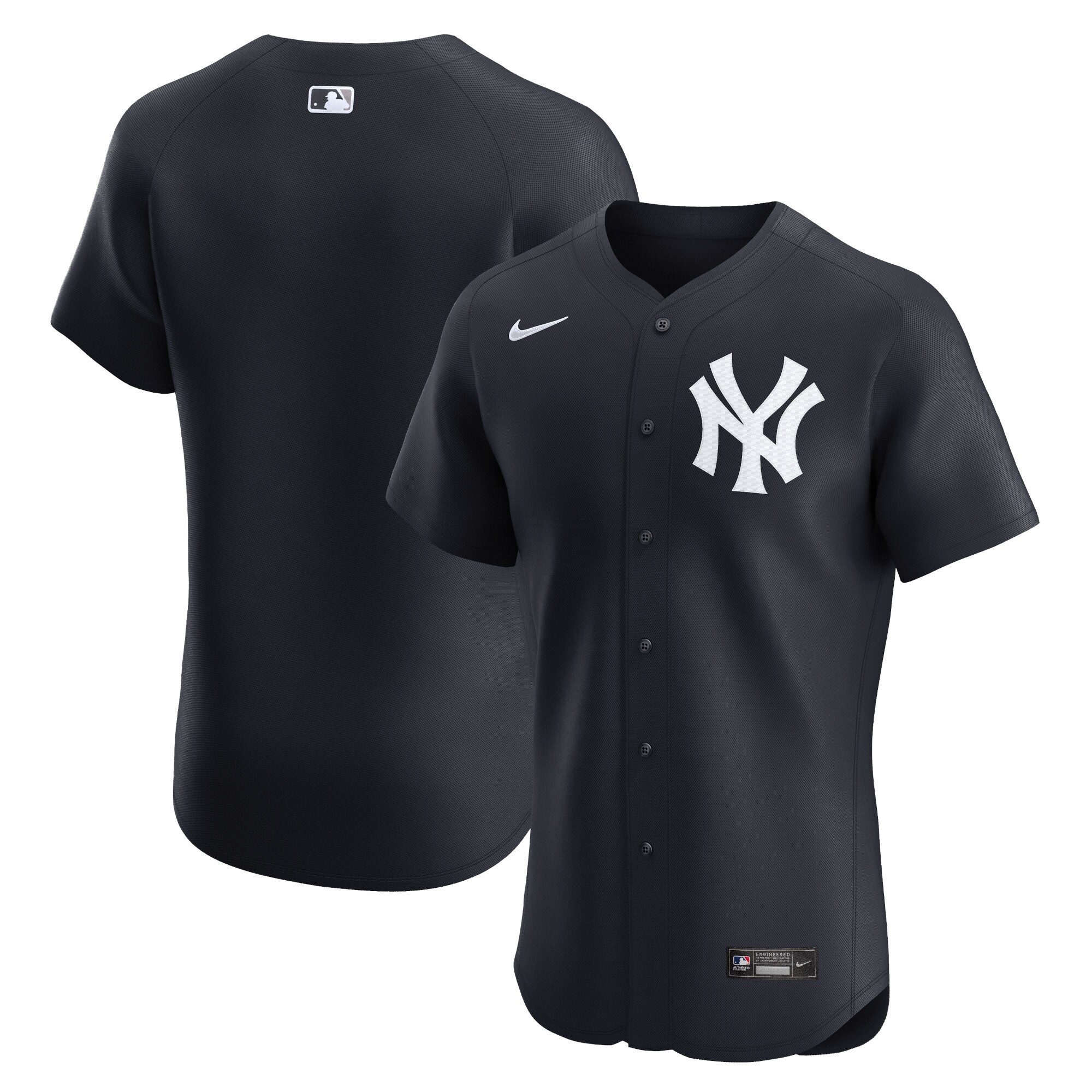 New York Yankees Black Alternate Elite MLB Jersey Men's