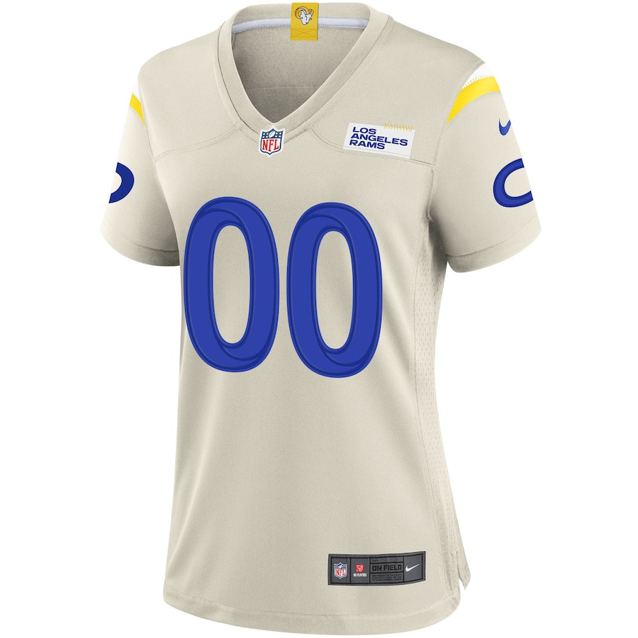 Los Angeles Rams Custom Game Bone NFL Jersey Women's