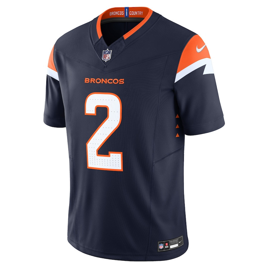 Patrick Surtain II 2 Denver Broncos Alternate Vapor F.U.S.E. Limited Navy NFL Jersey Men's