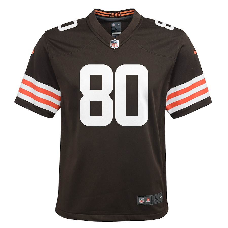 Jarvis Landry 80 Cleveland Browns Game Brown NFL Jersey Youth