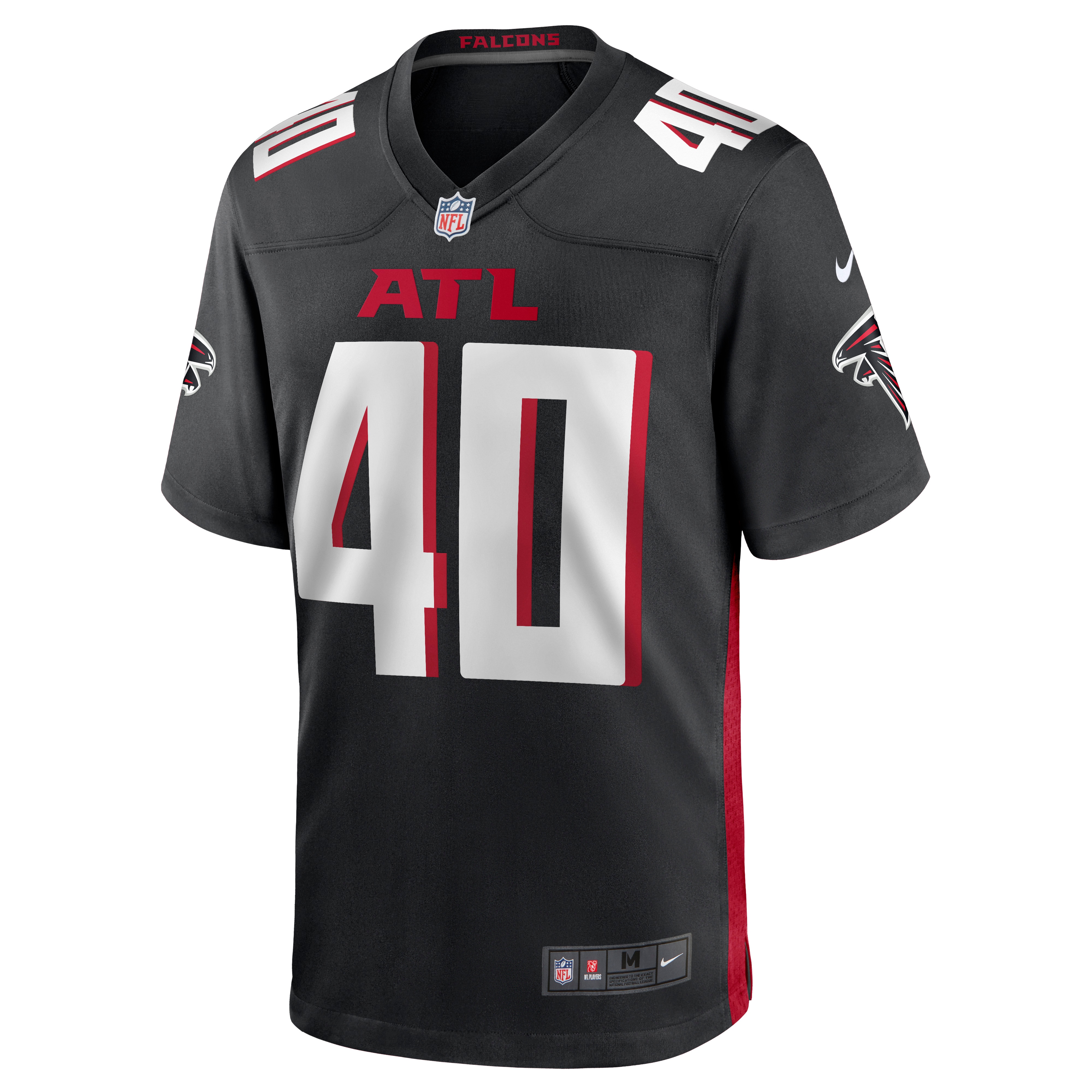 Atlanta Falcons Keith Smith Black Game NFL Jersey Men's