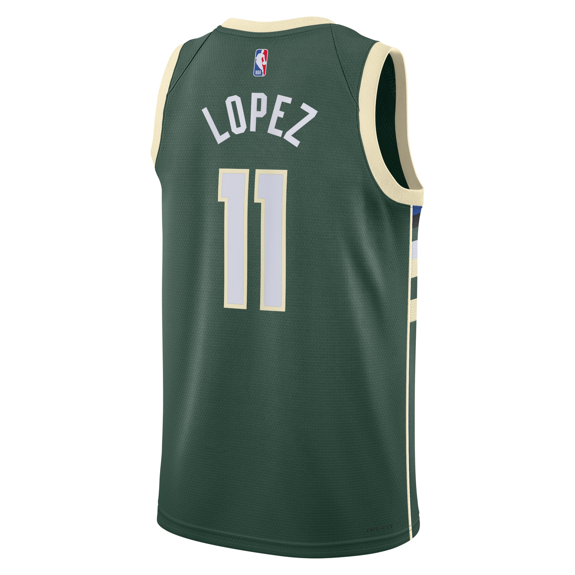Milwaukee Bucks Icon Edition Swingman Hunter Green Brook Lope Unisex NBA Jersey Unisex