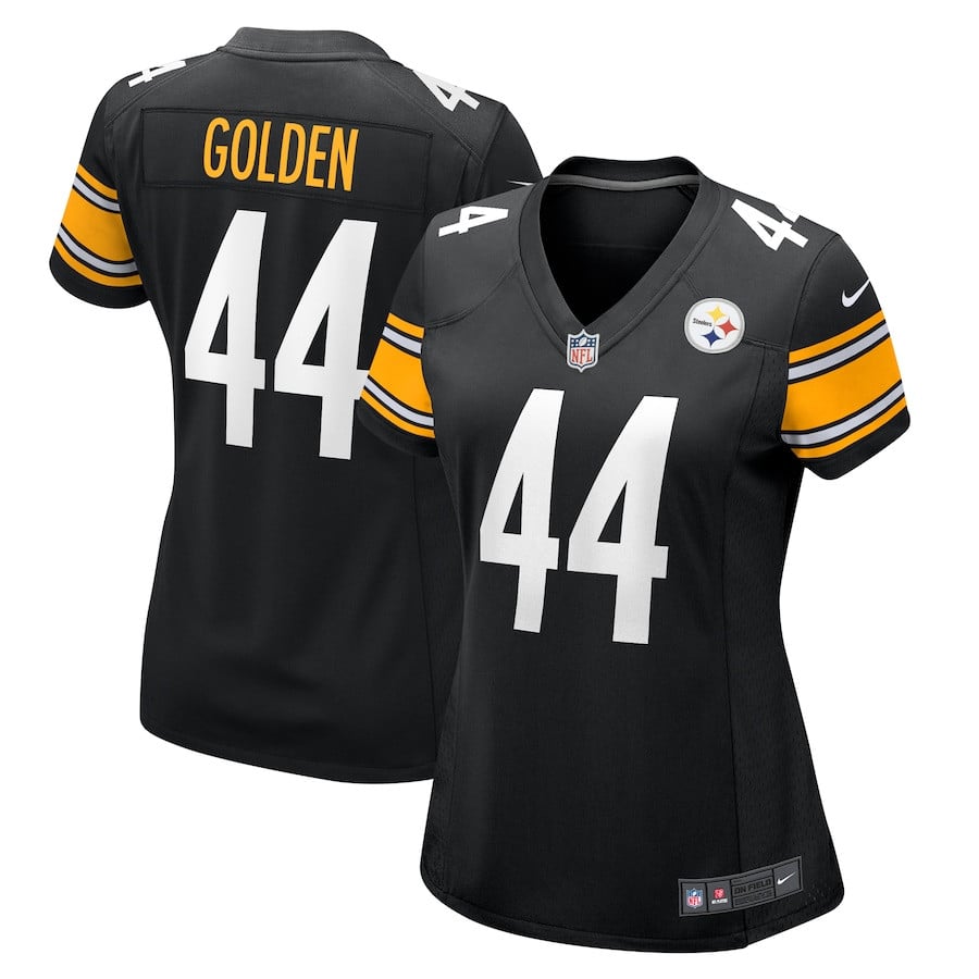 Markus Golden 44 Pittsburgh Steelers Game Black NFL Jersey Women's