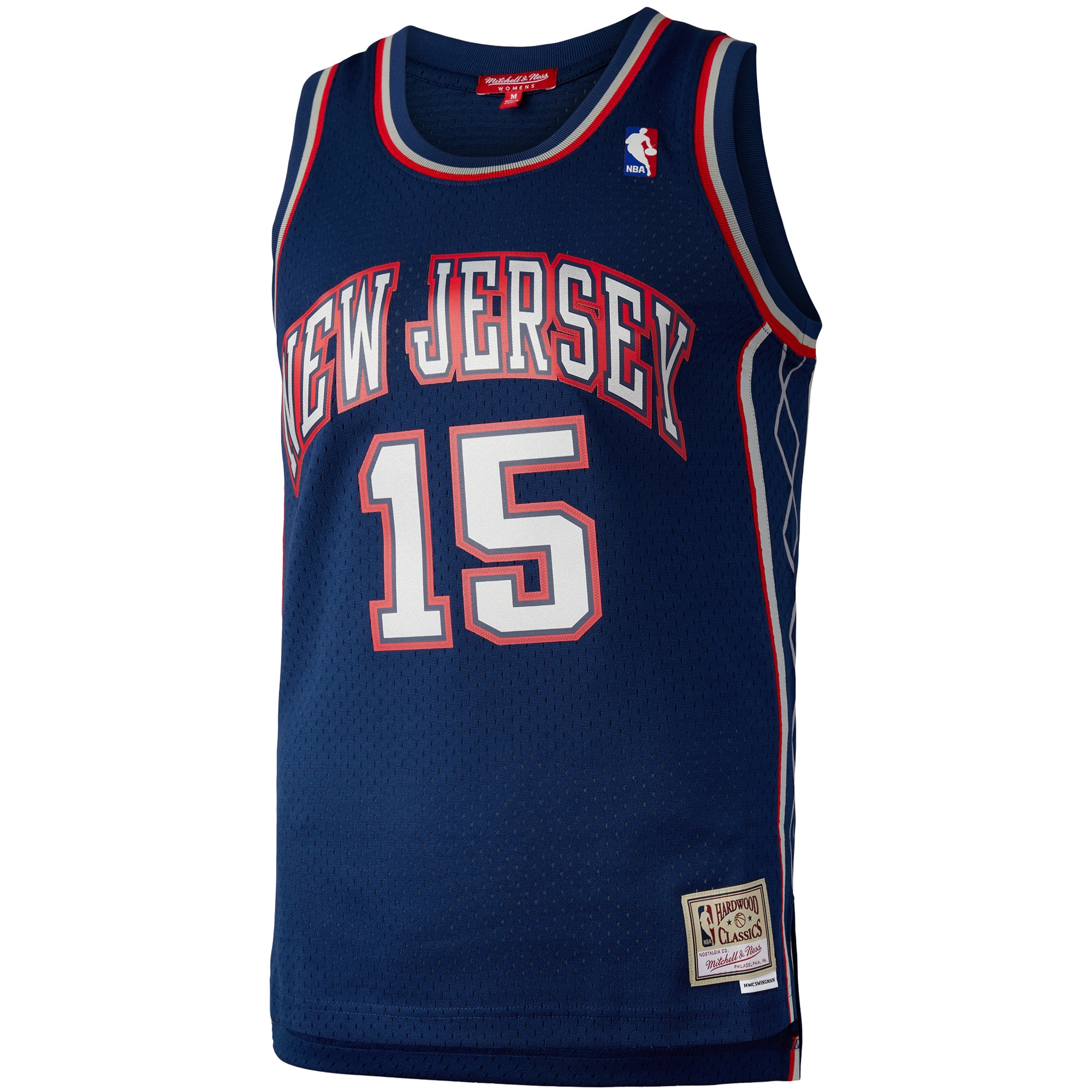 Mitchell Ness Vince Carter Navy New Nets Hardwood Classics 2006 Swingman NBA Jersey Women's