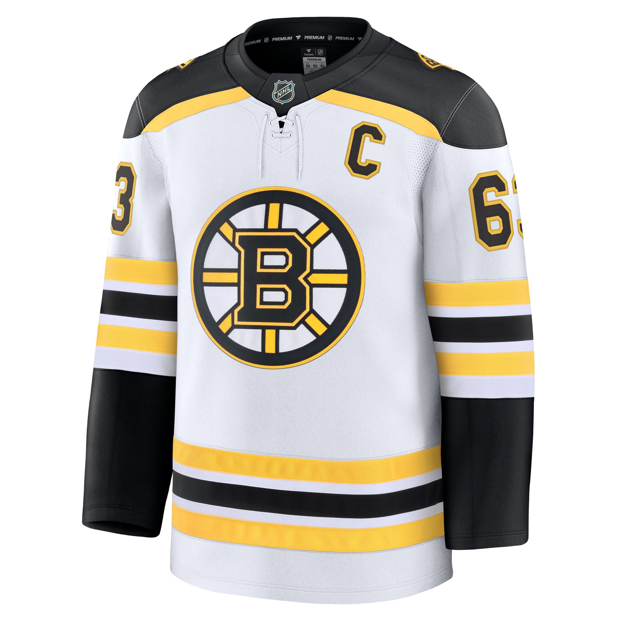 Boston Bruins Brad Marchand White Away Premium NHL Jersey Men's