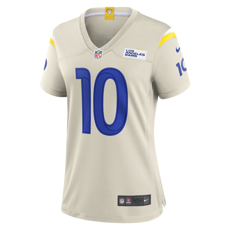 Cooper Kupp 10 Los Angeles Rams Game Bone NFL Jersey Women's