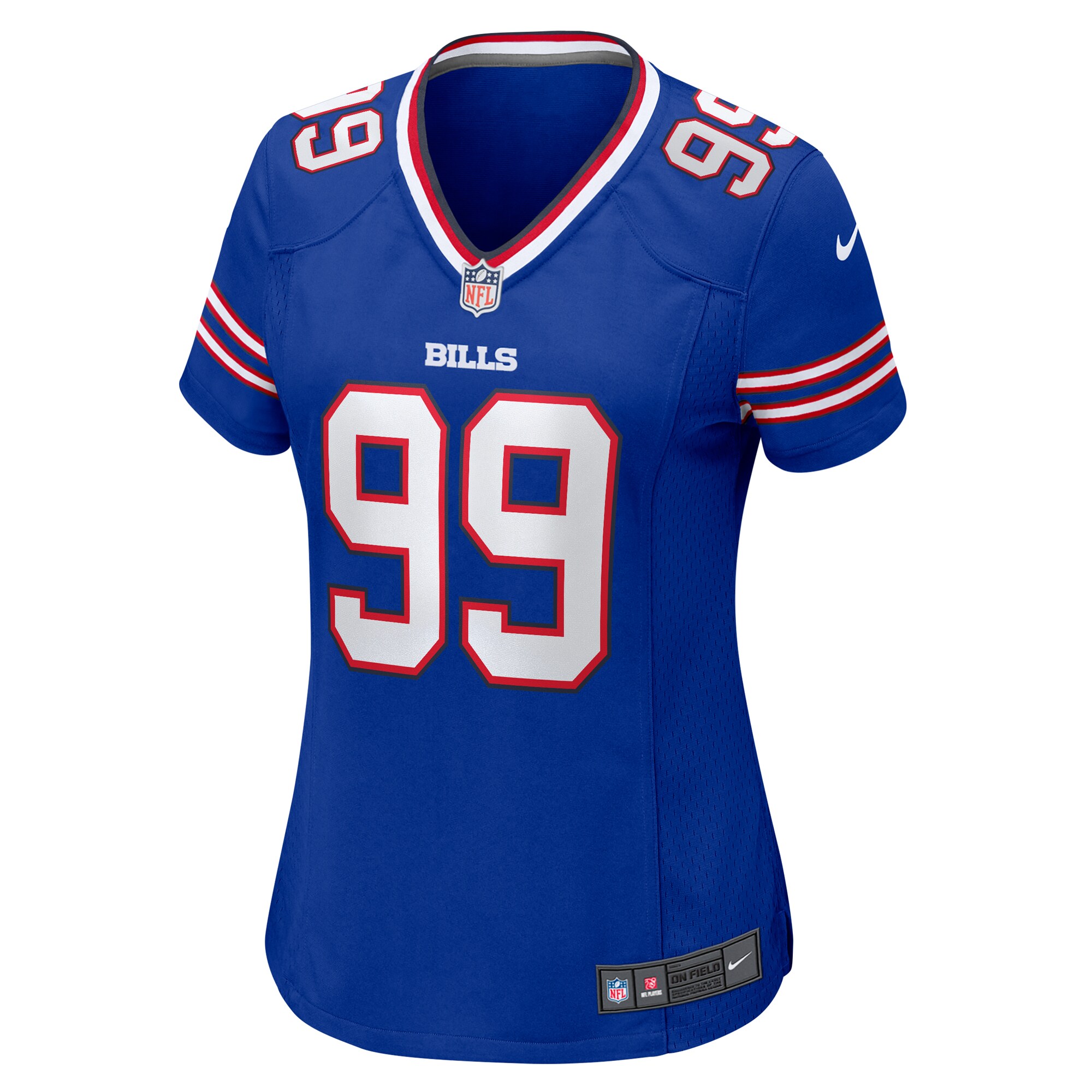 Buffalo Bills Casey Toohill Royal Team Game NFL Jersey Women's